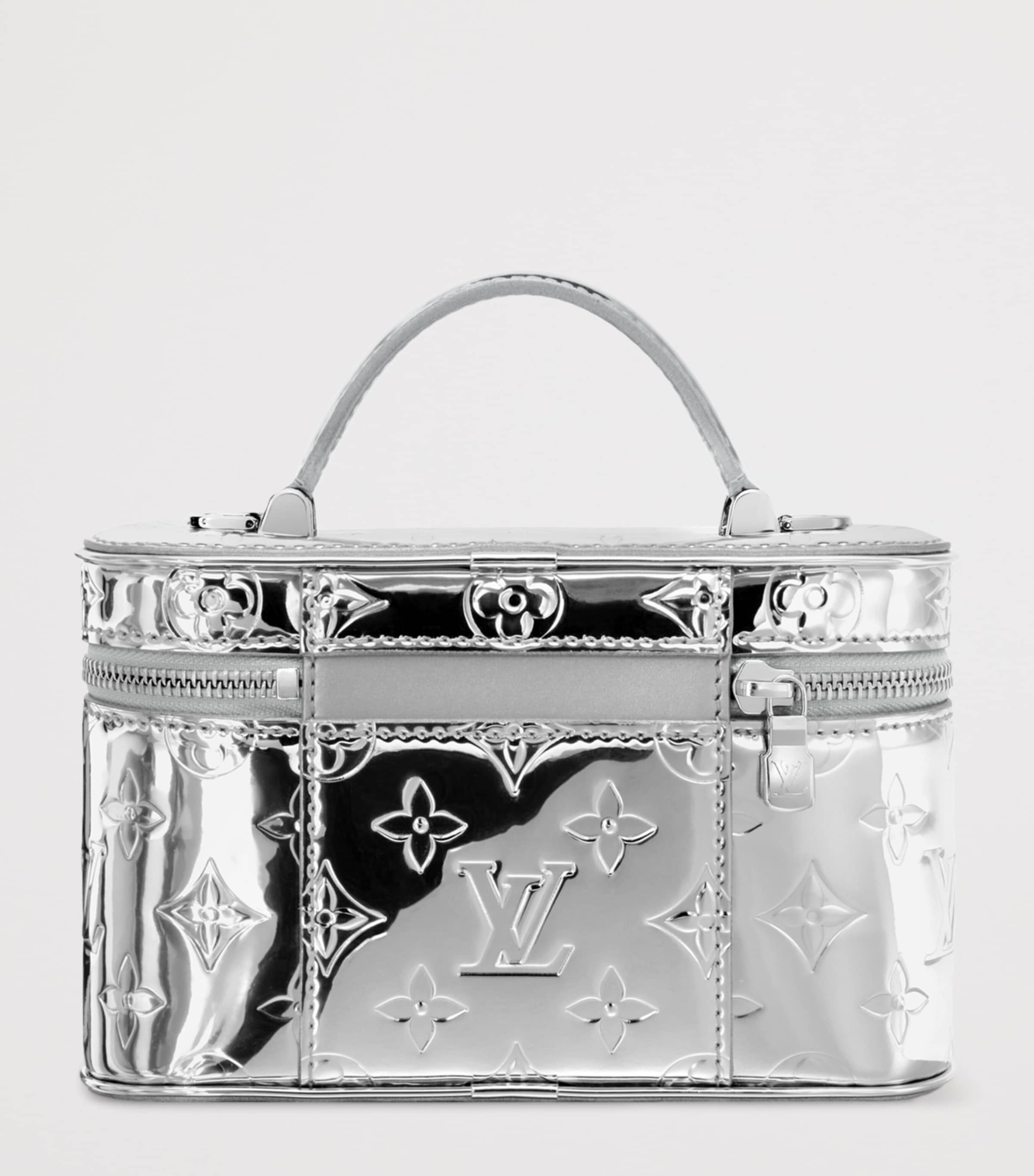 Canvas Vanity Chain Pouch SILVER Image 4