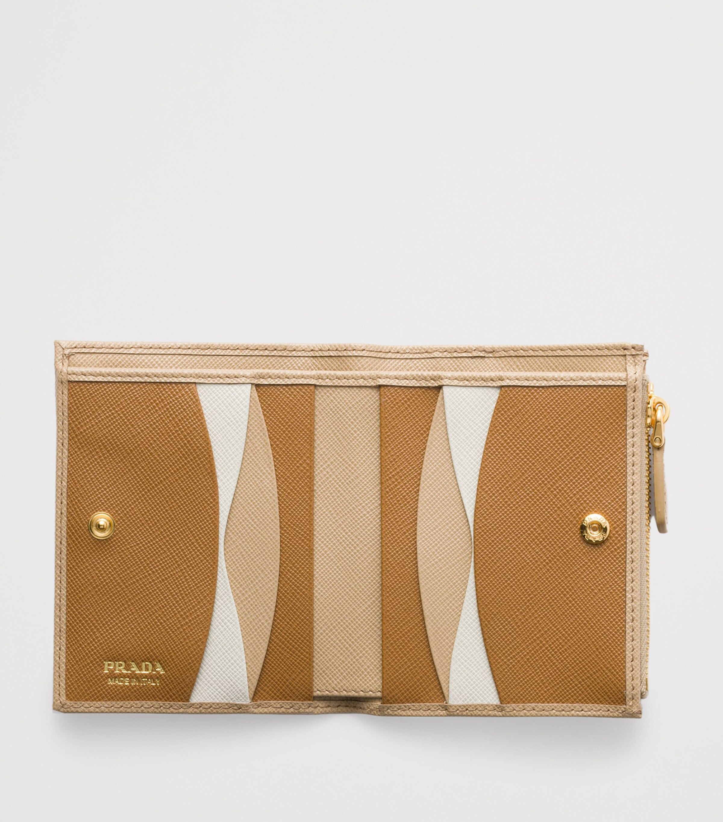 Small Saffiano Leather Bifold Wallet F0OEH Image 2