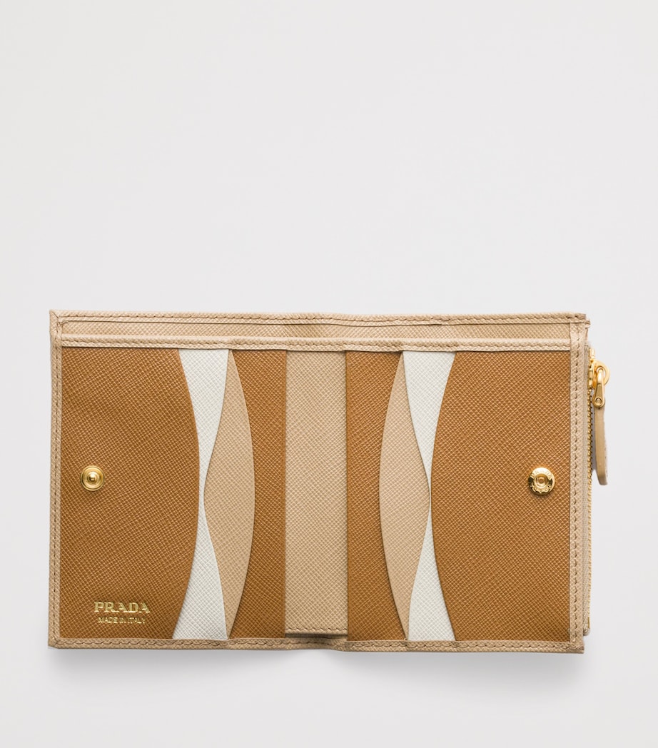 Small Saffiano Leather Bifold Wallet F0OEH Image 2