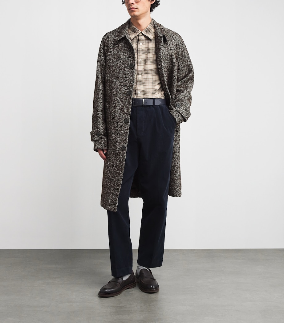 Leather Reversible Belt 50BLUE/DARK BROWN Image 3