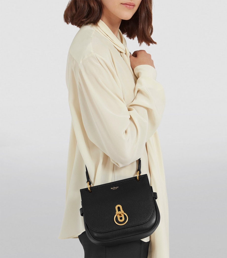 Small Leather Amberley Cross-Body Bag BLACK Image 2