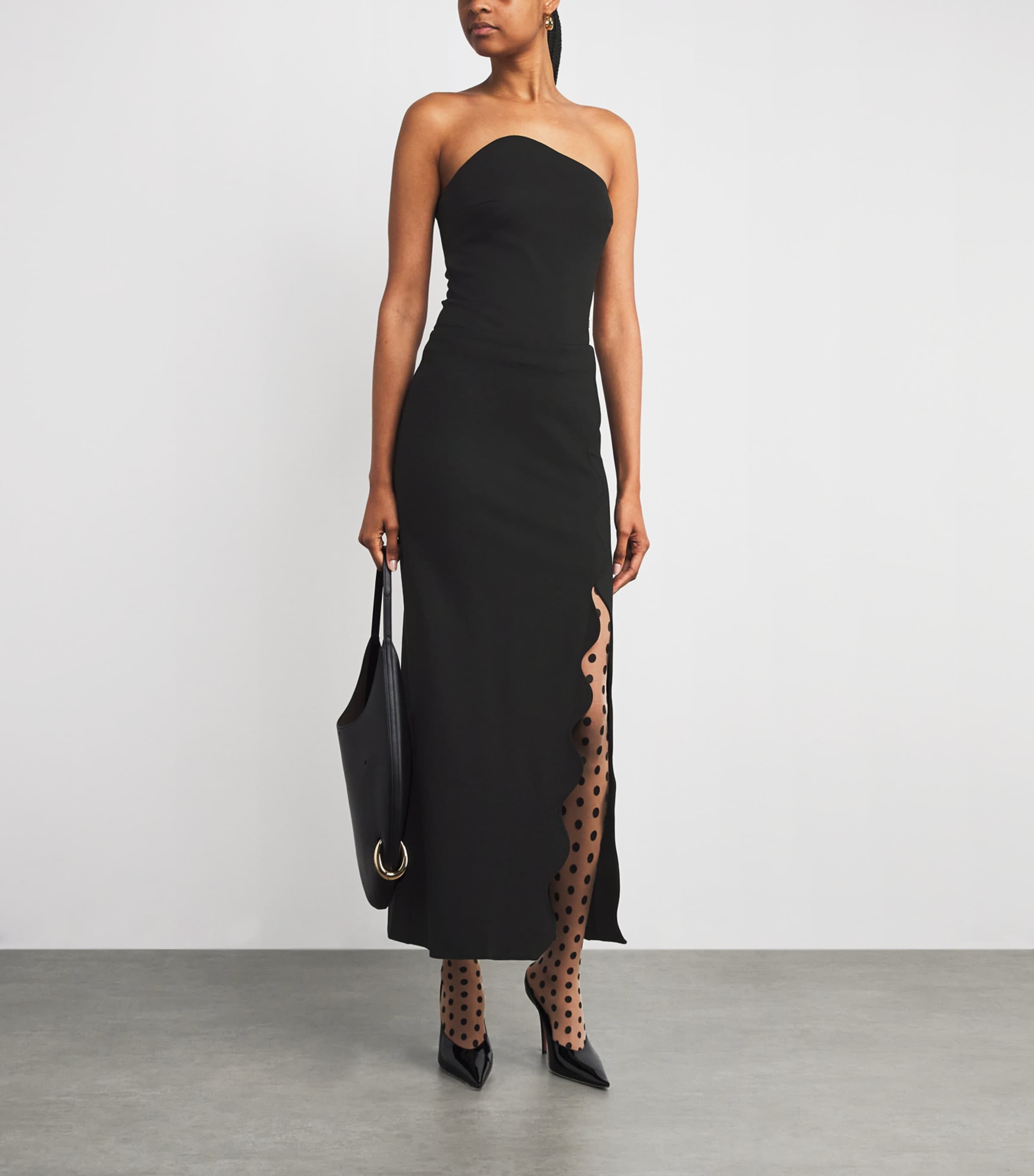 Soirée Thong Bodysuit BLACK Image 2