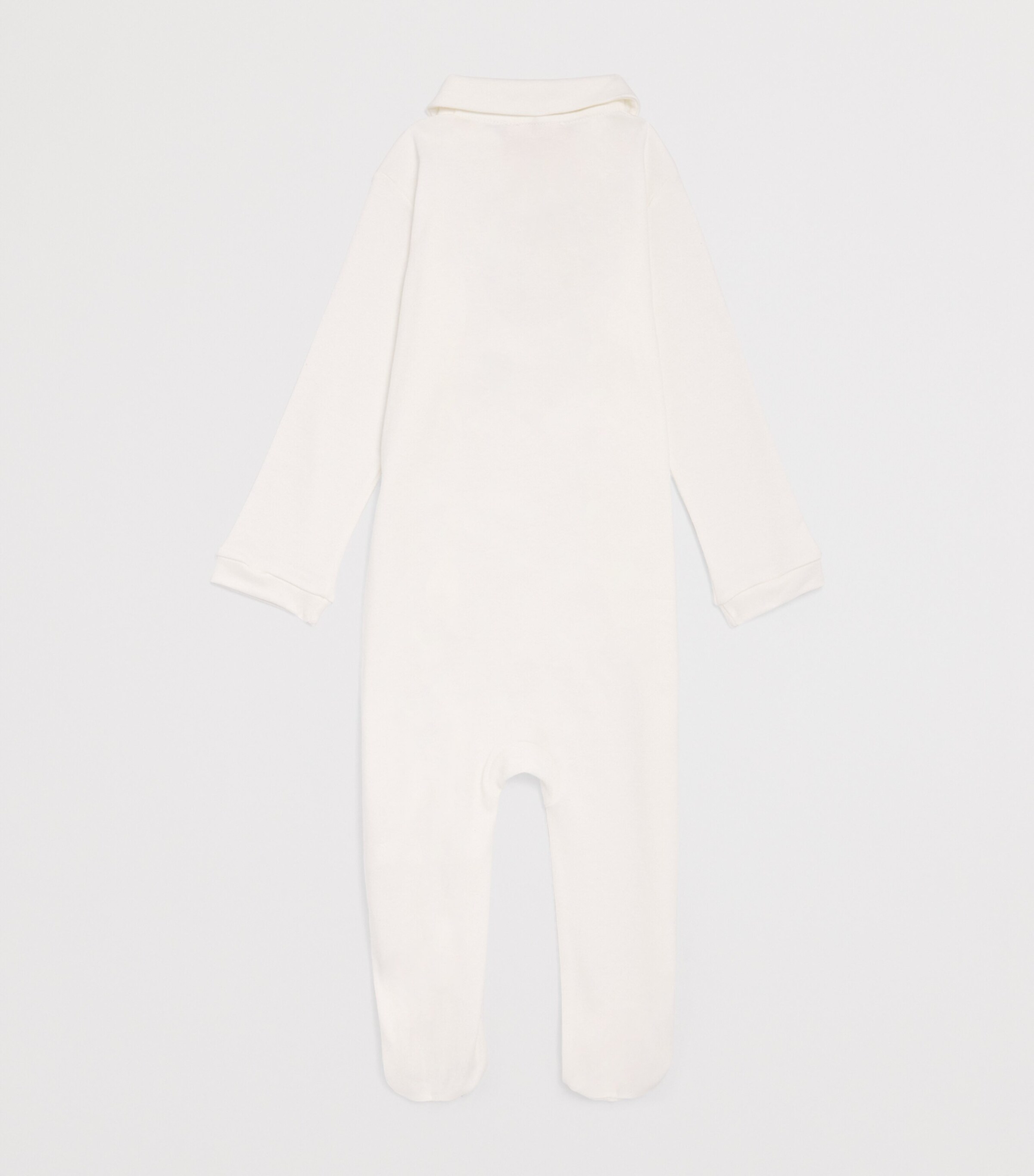 Story Loris Cotton Biker Bear All-In-One (1-12 Months) Panna Image 2