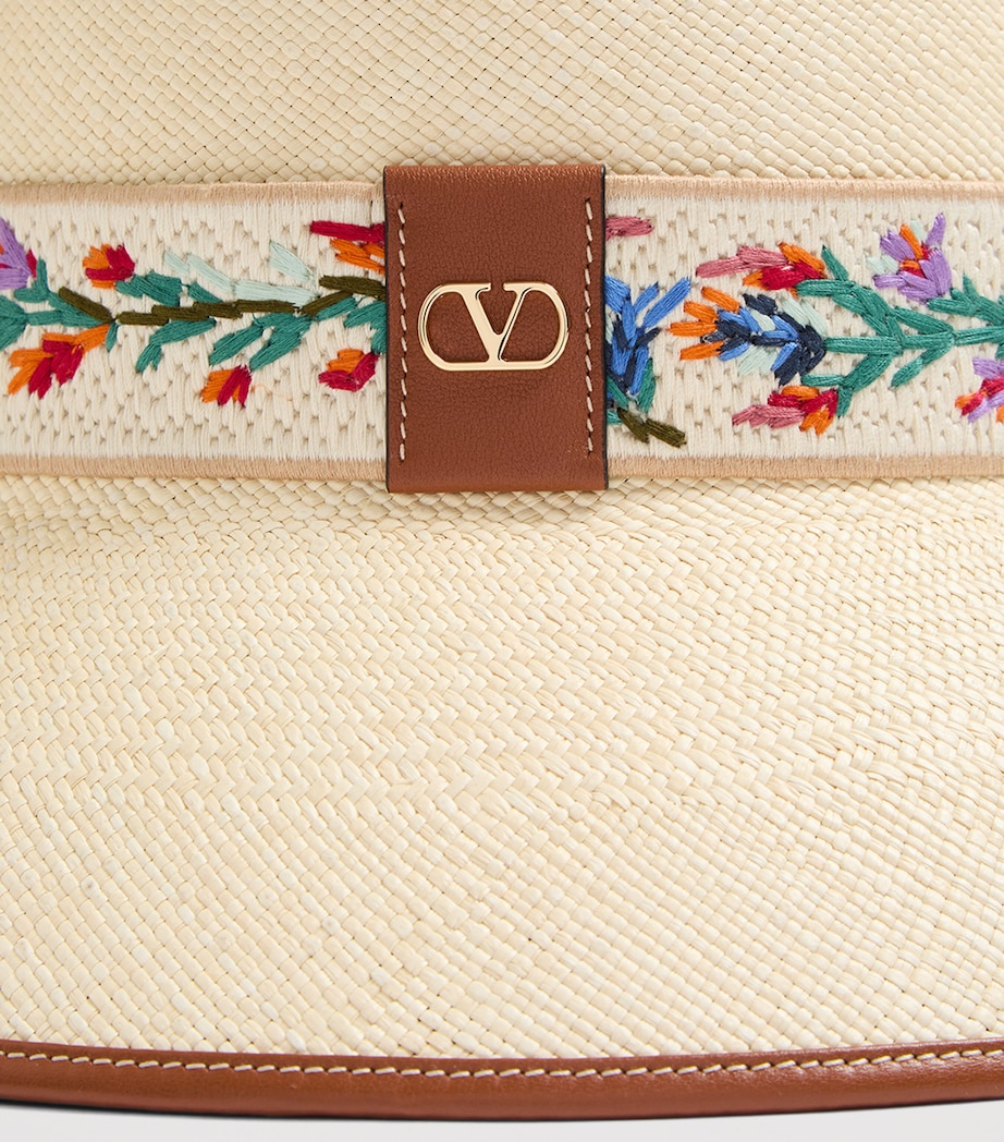 Valentino Garavani Straw Antibes Bucket Hat Image 3