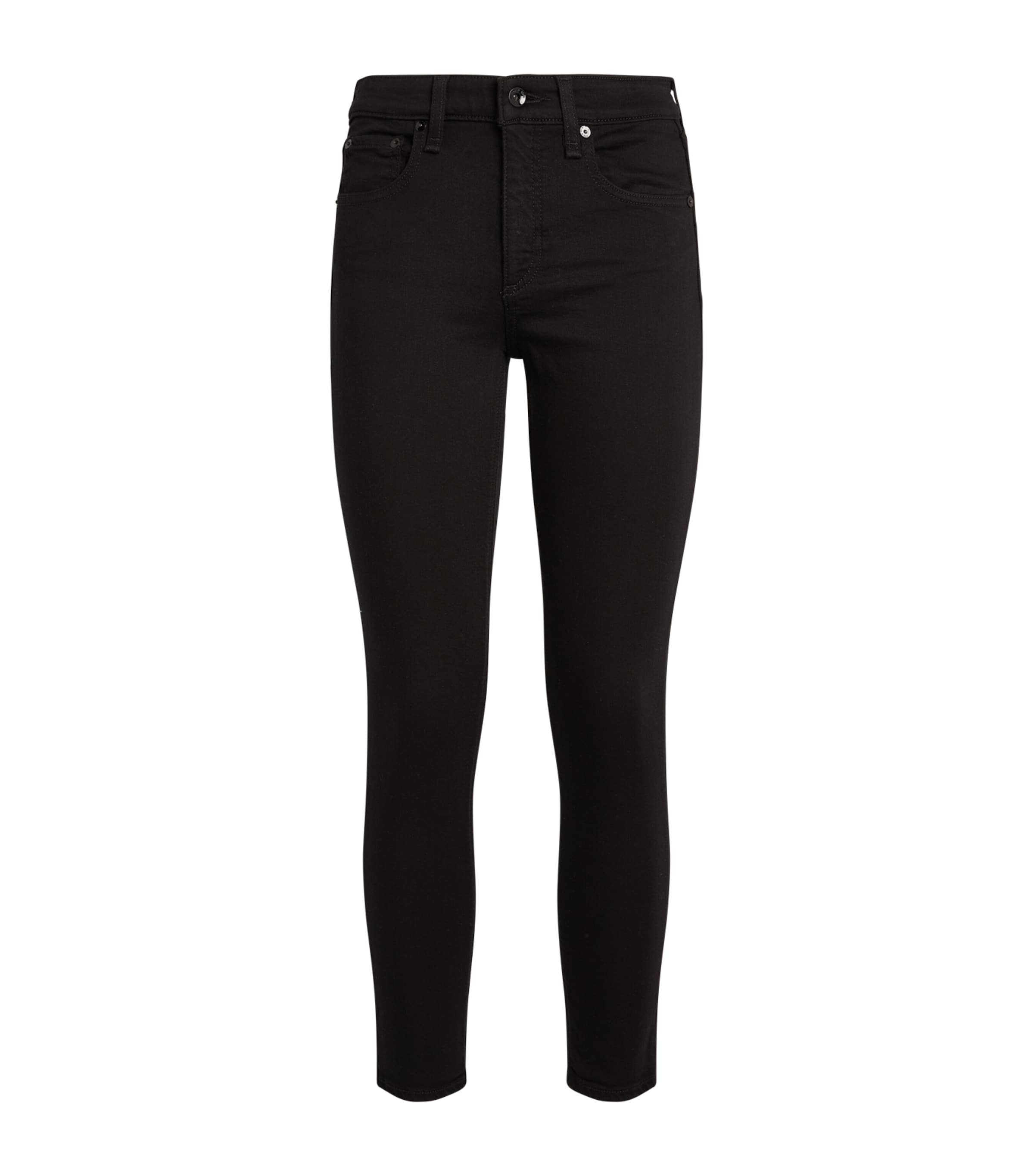 Cate Mid-Rise Skinny Jeans BLACK Image 2