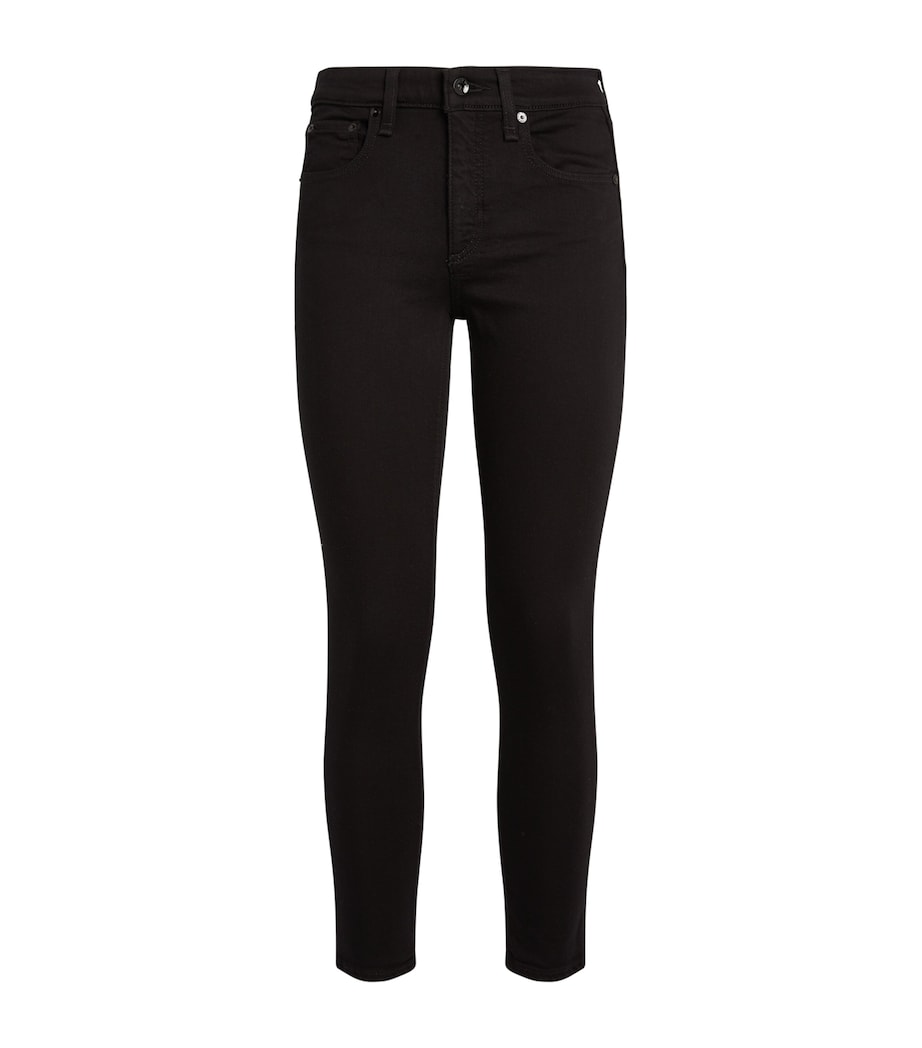 Cate Mid-Rise Skinny Jeans BLACK Image 2