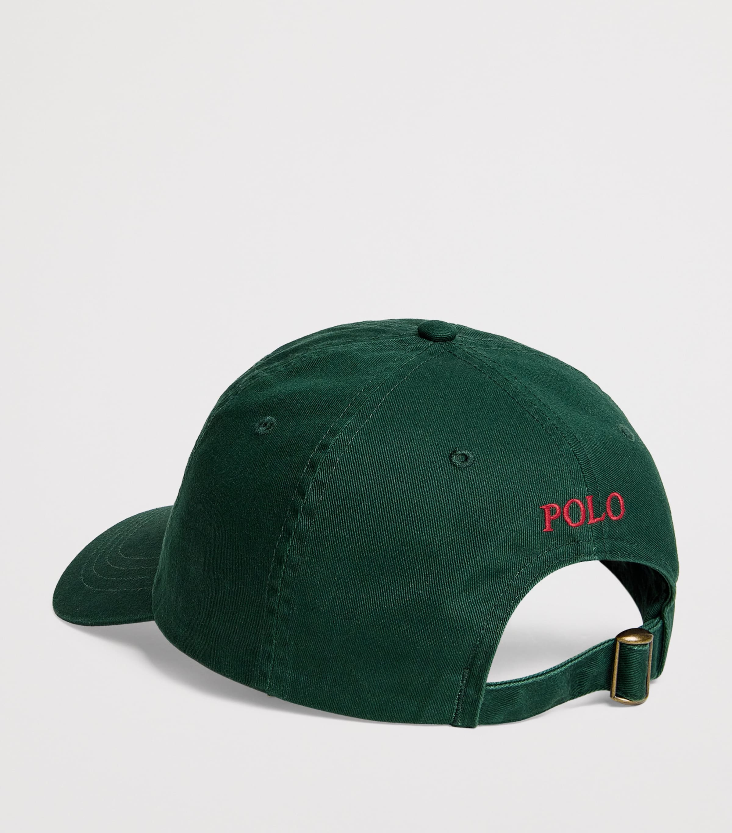 Polo Ralph Lauren Cotton Polo Pony Baseball Cap College Green Image 3