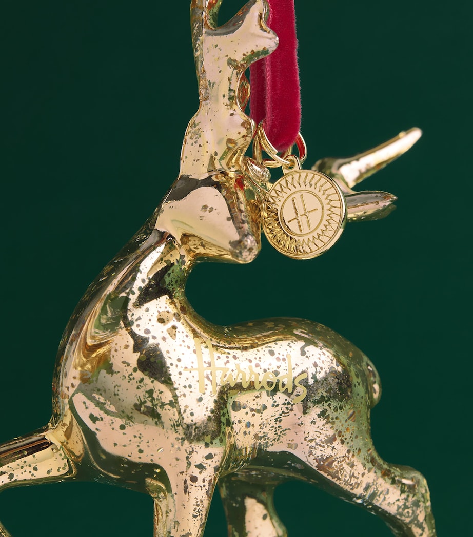 Harrods Glass Deer Ornament Image 2