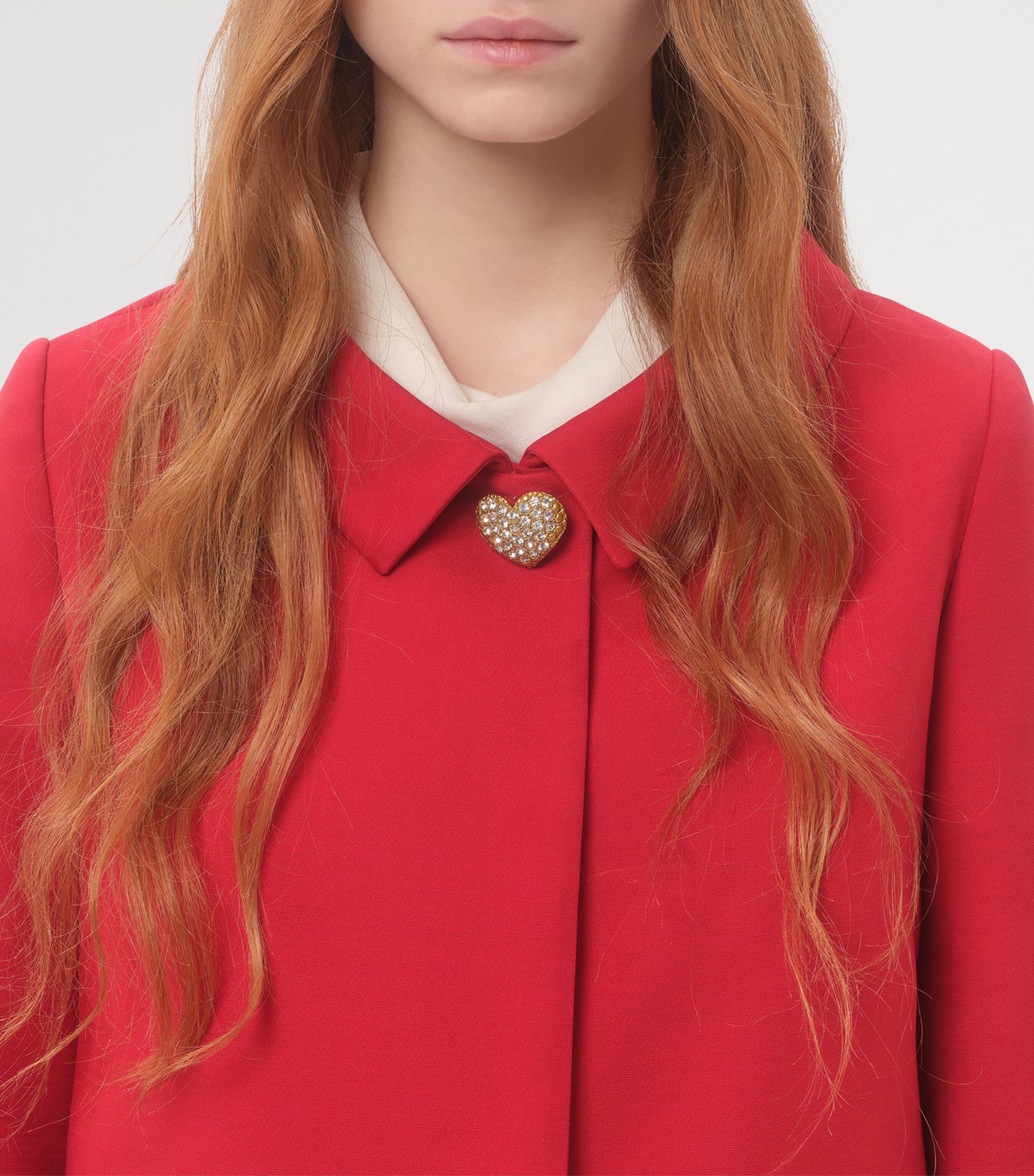 Wool-Silk Embellished Jacket R9M Image 6