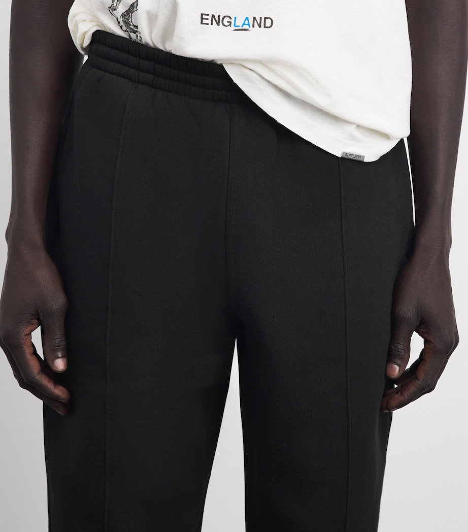 Represent Mens Cotton Initial Sweatpants Black Image 3