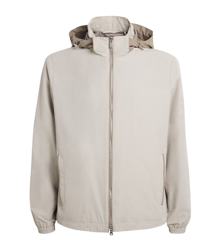 Paul & Shark Mens Cotton-Blend Windbreaker Jacket Beige Image 1