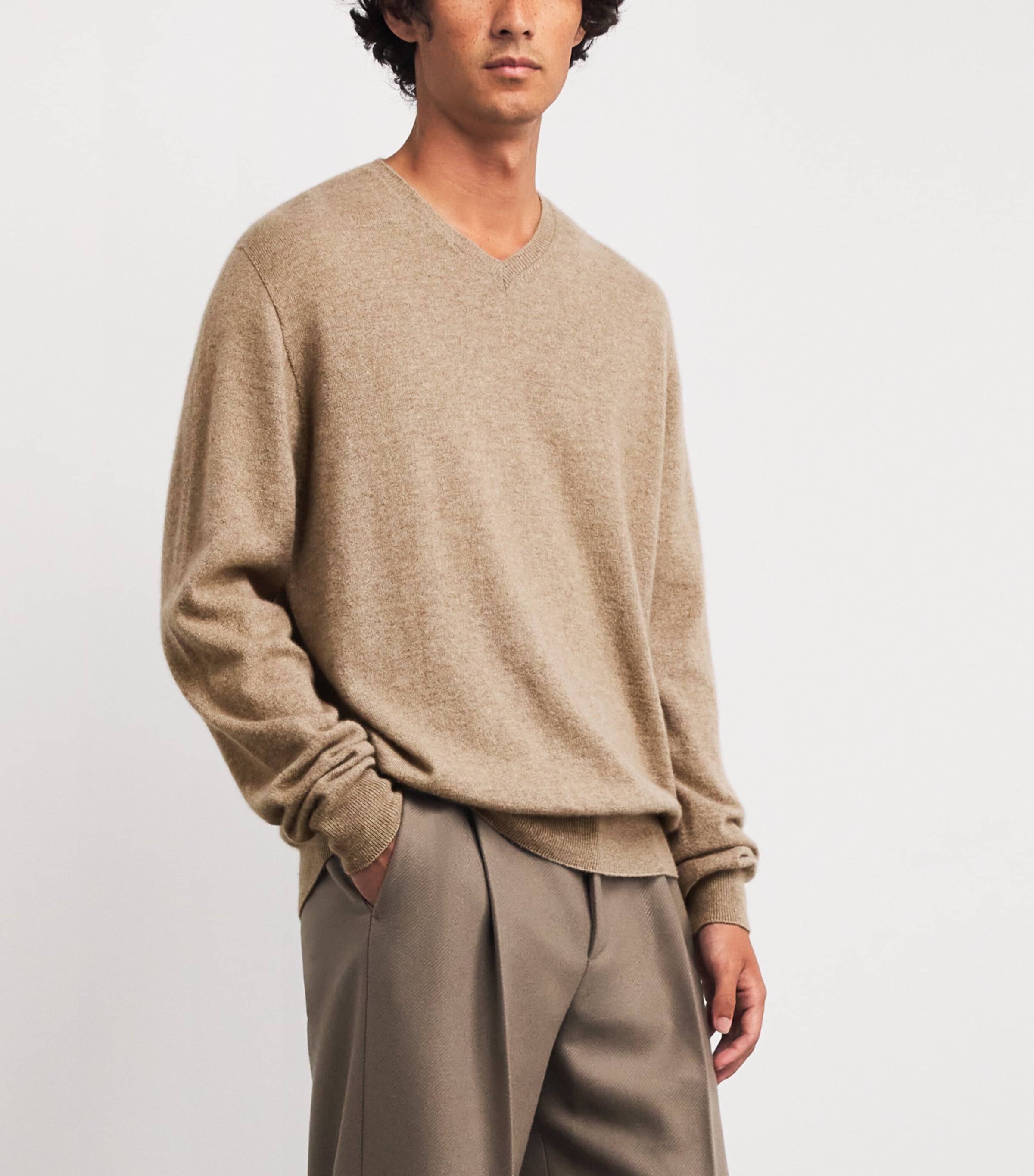 Rod Cashmere Sweater TAUPE Image 3