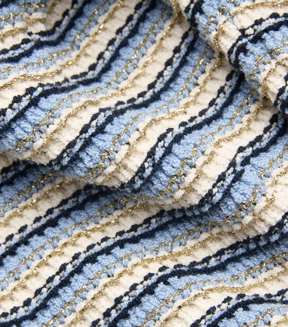 Cotton-Blend Ceriani Cardigan NAVY MULTI Image 5