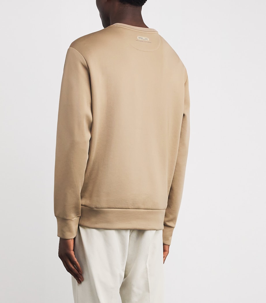 Fleece Crew-Neck Sweater CLASSIC KHAKI Image 4