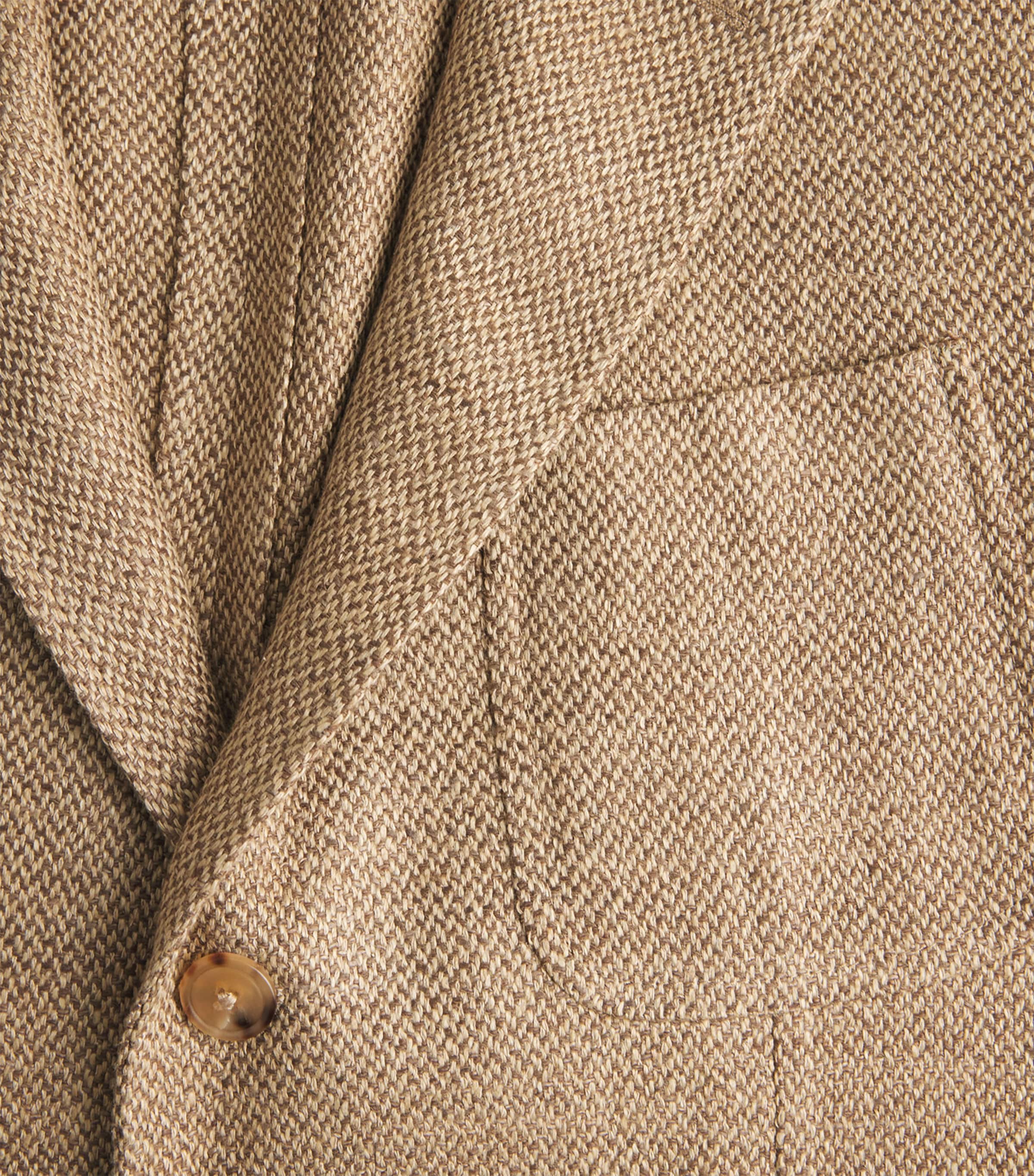 Polo Ralph Lauren Mens Summer Tweed Blazer Tan/brown Image 6