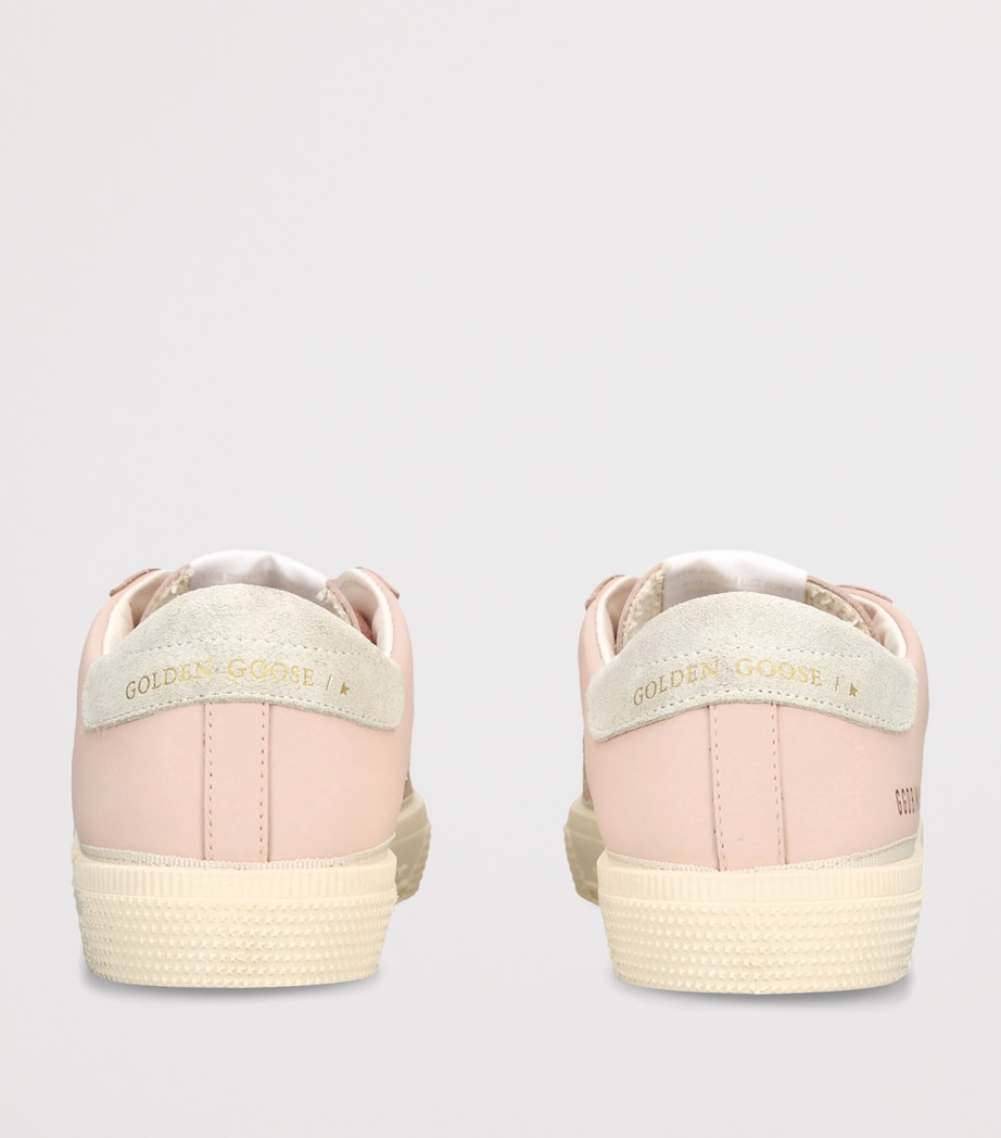 Golden Goose Leather May Sneakers Pale Pink Image 4