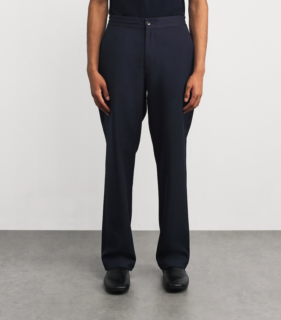 Wool-Blend Twill Trousers 403 CBL COASTAL Image 3
