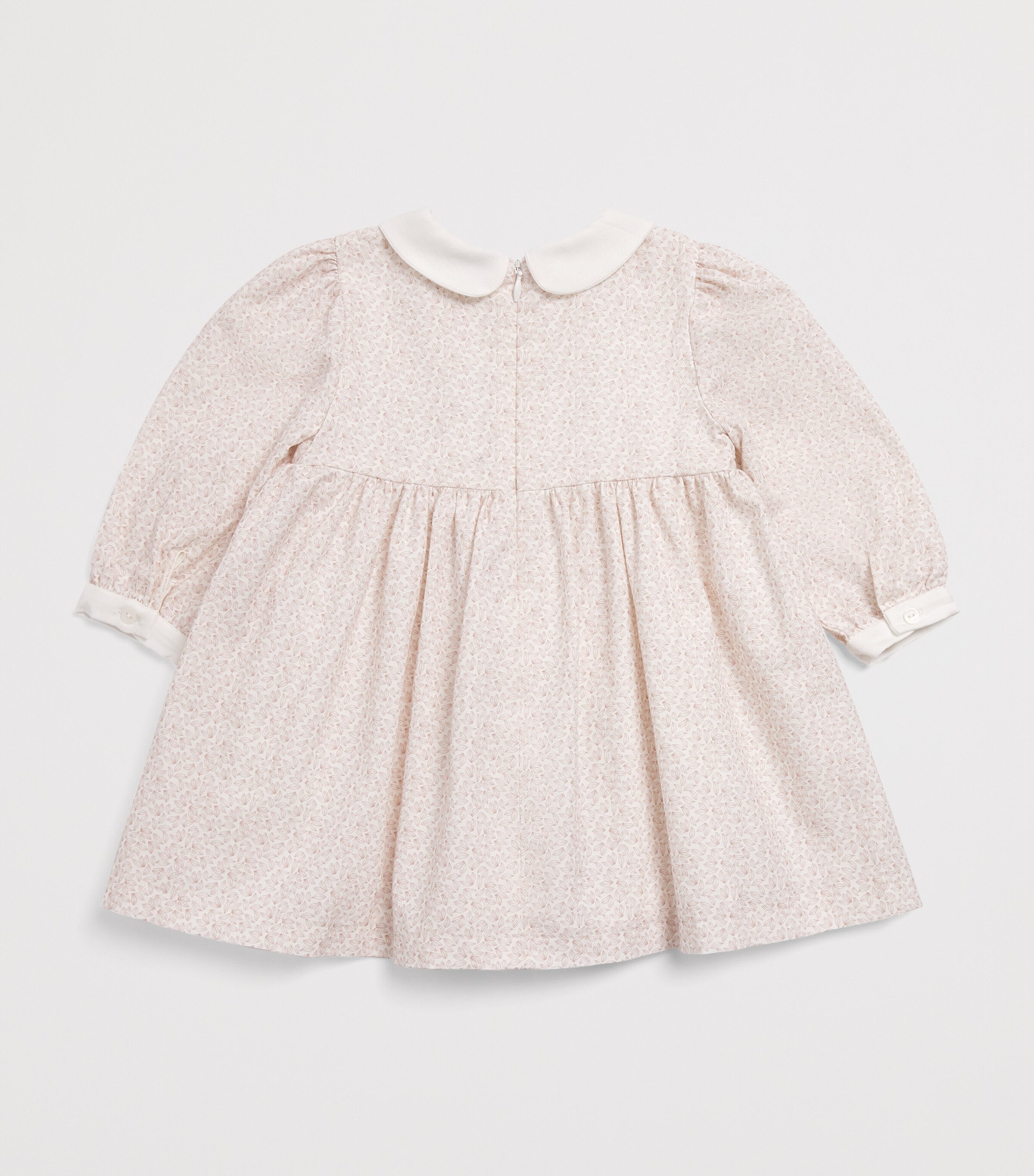 Leaf Print Shirred Dress (6 Months-4 Years) Z0136 Image 2