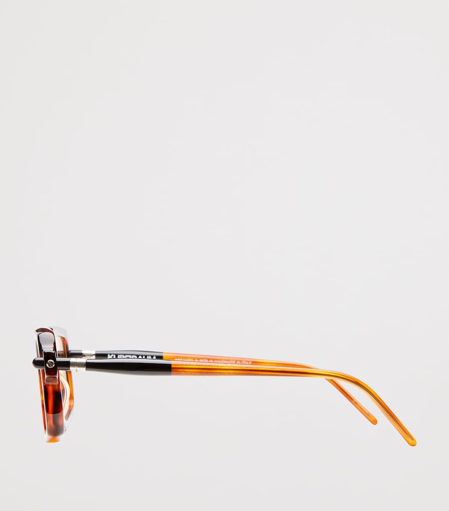 Kuboraum Acetate Mask P23 Sunglasses Light Orange Image 4