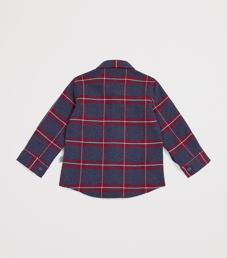 Check Shirt (6-36 Months) 392DARK RED Image 2