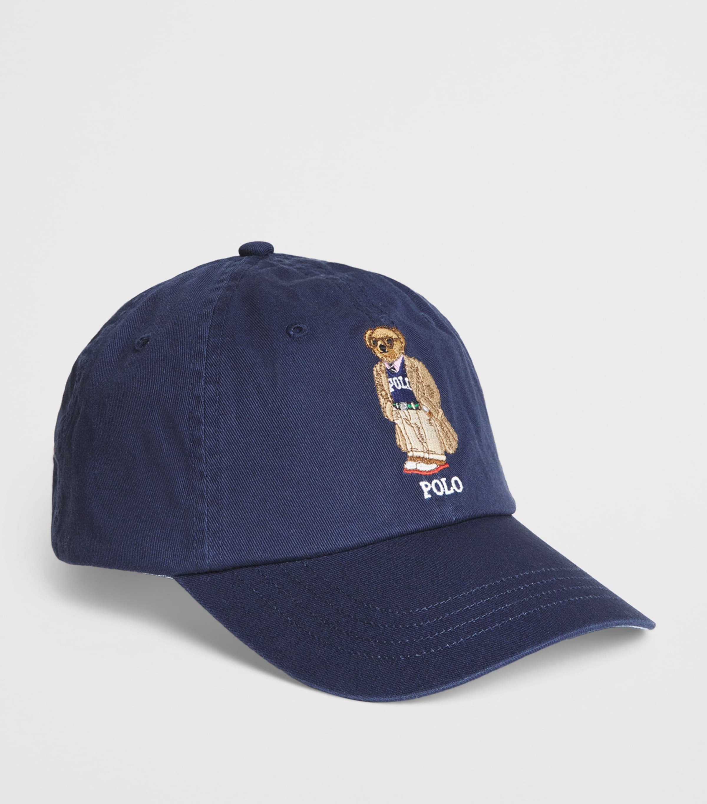 Cotton Polo Bear Baseball Cap NEWPORT NAVY Image 2