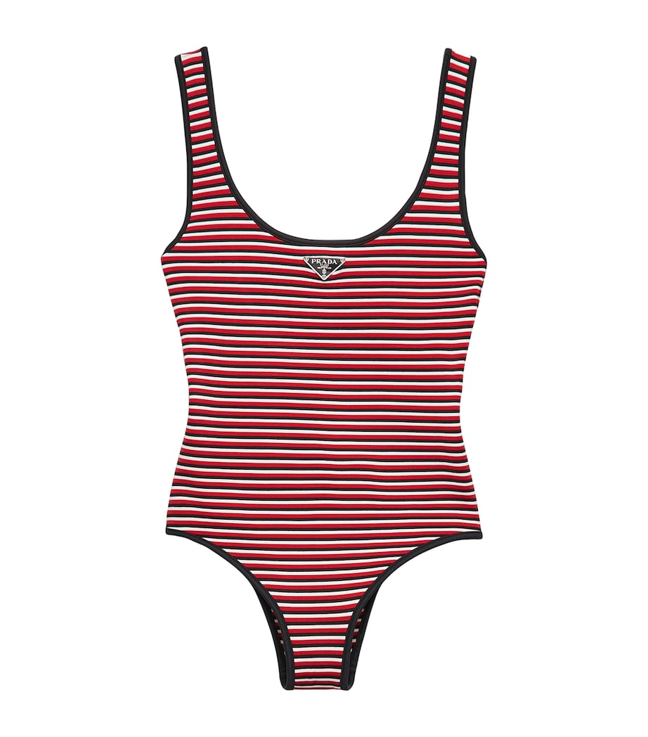 Stripe Triangle Swimsuit F0N98 Image 1