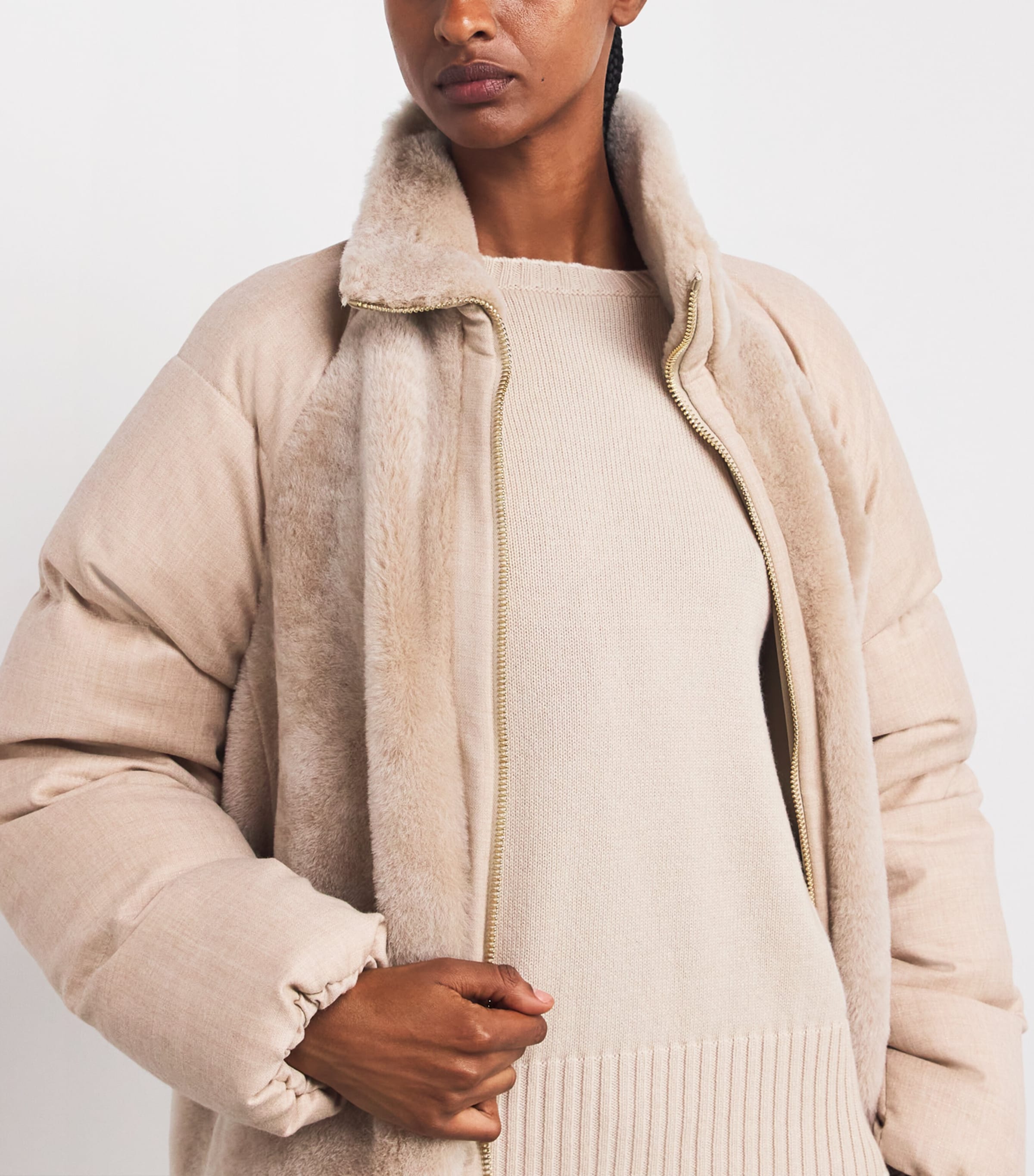 Cashmere Sweater SABBIA,PANNA Image 6