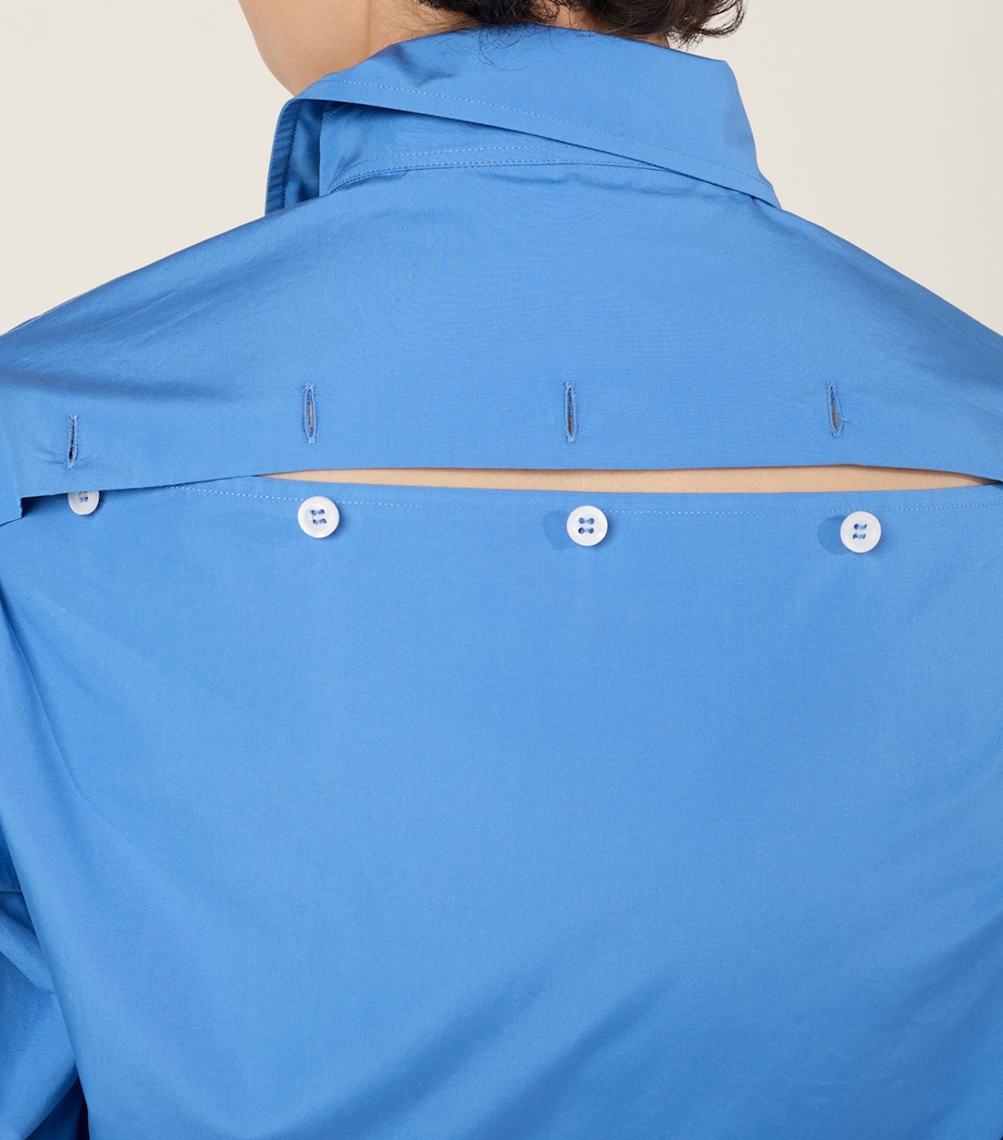 Cotton Poplin Logo Shirt F0237 Image 6