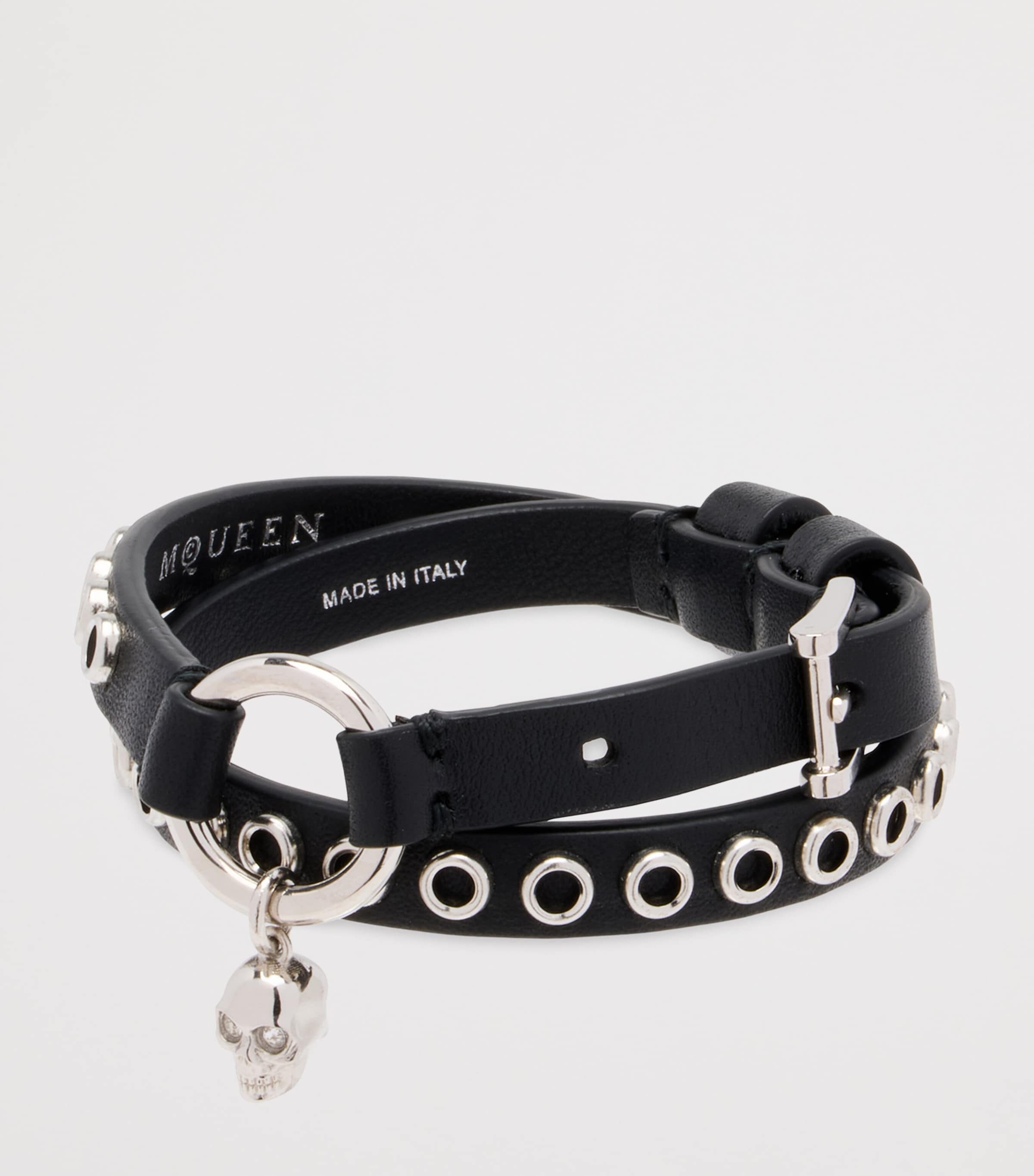 Leather Skull Bracelet 1000 Image 3