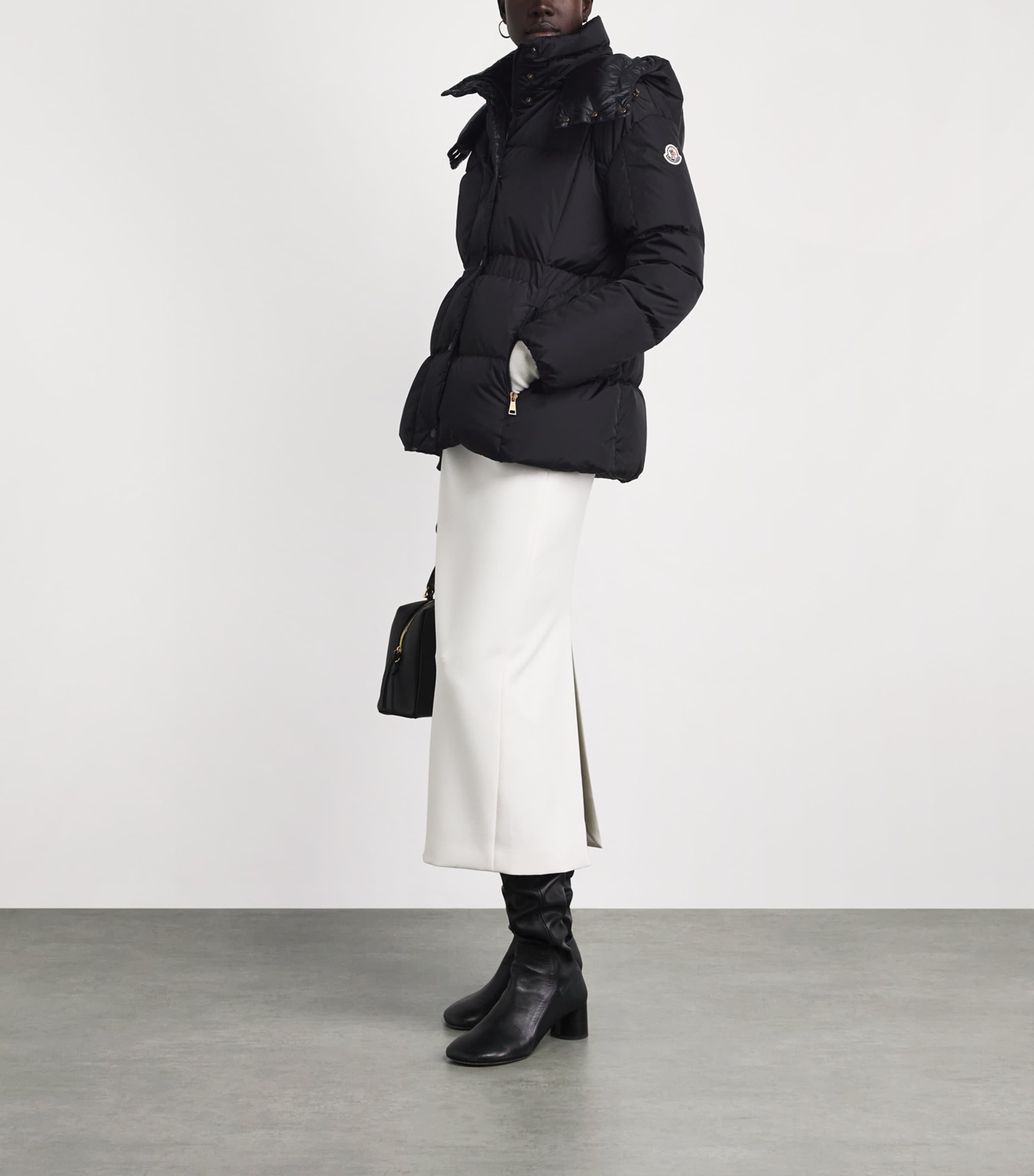 Moncler Womens Down Quilted Agneux Jacket Image 2