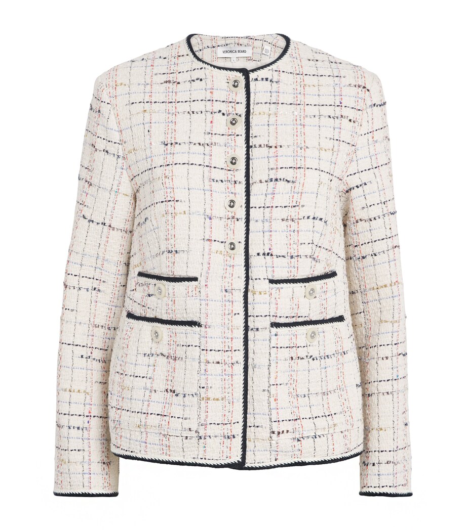 Tweed Celeste Dickey Jacket W0202 OFF WHT MULTI Image 1