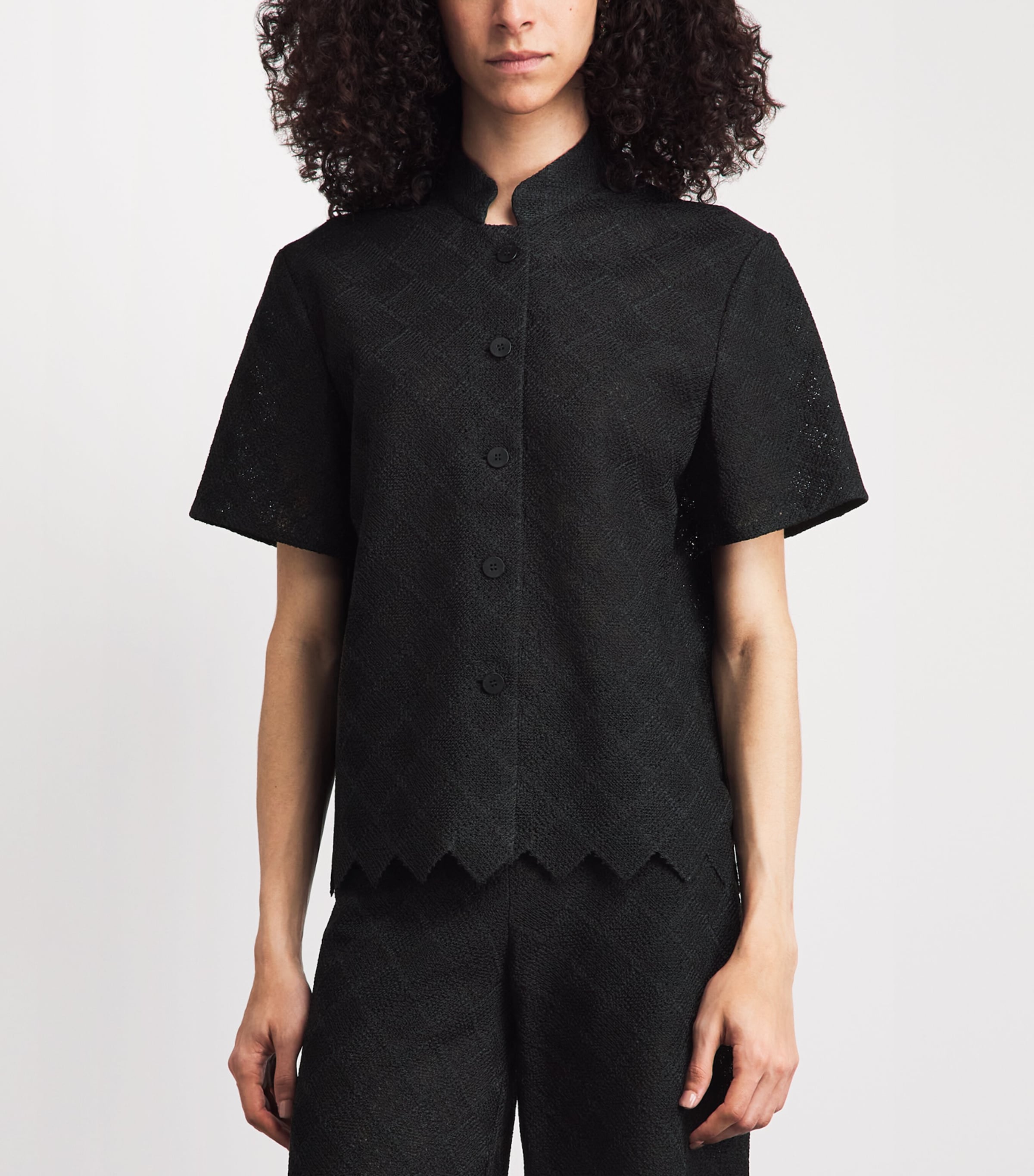 Liberowe Womens Lace Harper Shirt Black Image 4