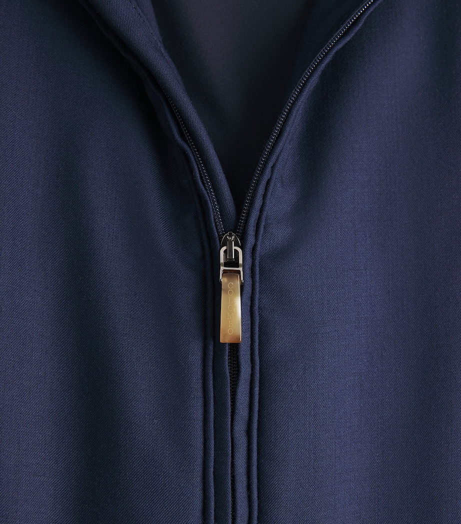 Cashmere-Silk-Lined Gilet 46237 DARK BLUE Image 5