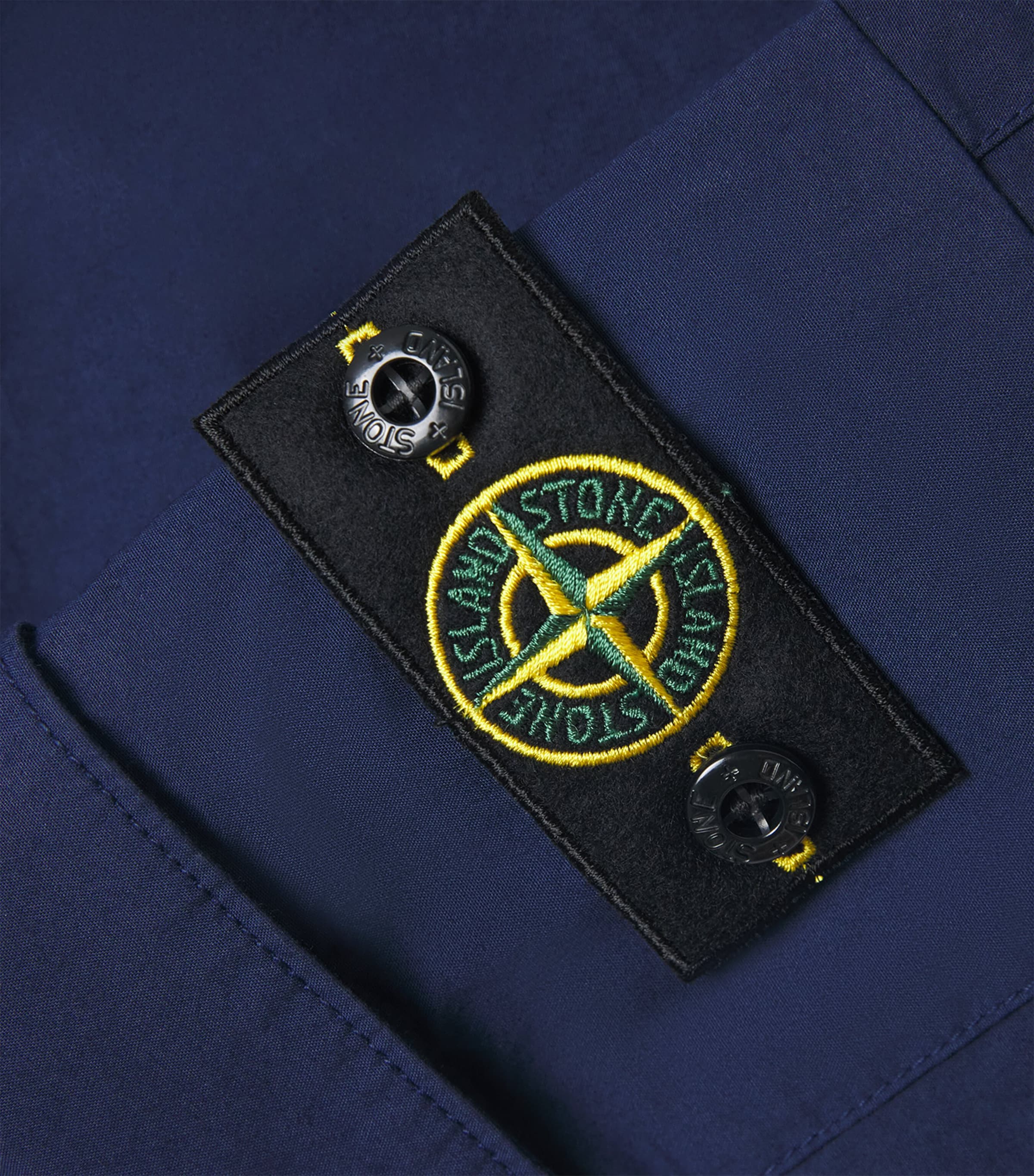 Stone Island Junior Stretch-Cotton Cuffed Cargo Trousers (4-14 Years) Bleu Marine Image 3