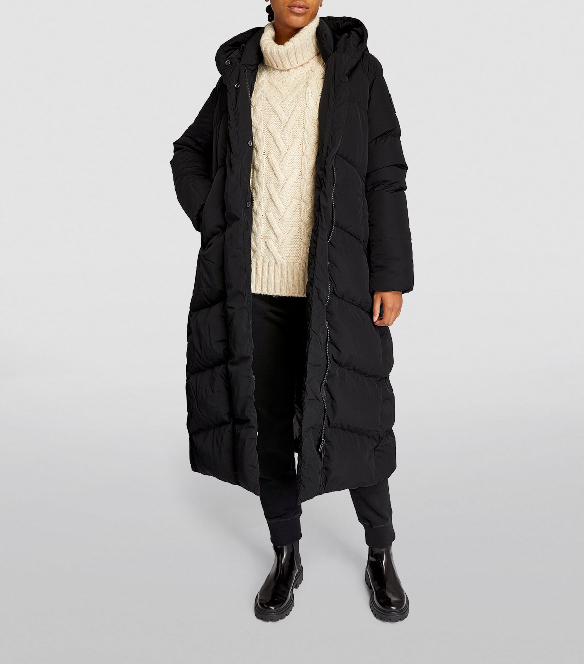 Canada Goose Womens Down Marlow Parka Black Noir Image 2