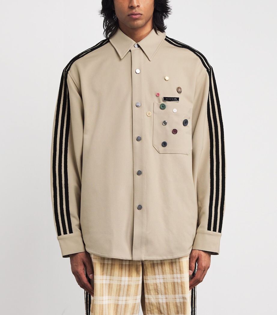 Originals x Song for the Mute Buttoned Shirt BEIGE Image 3