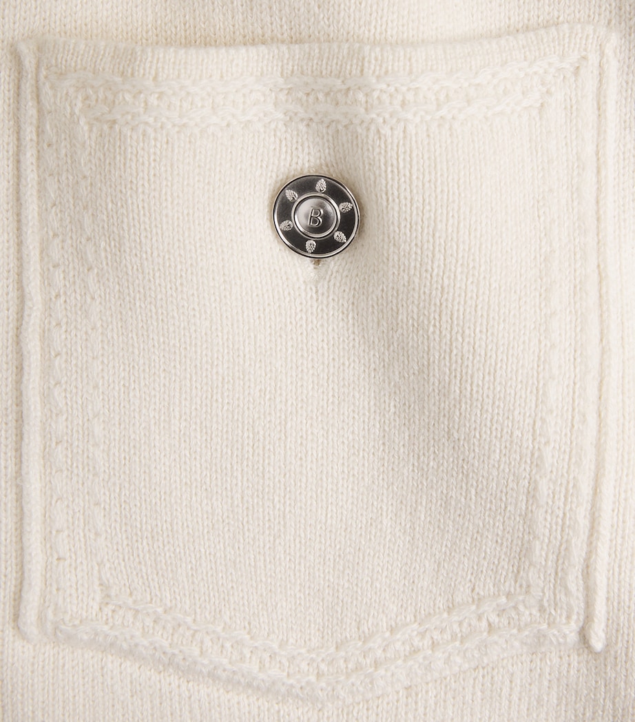 Barrie Womens Cashmere-Cotton Midi Skirt Bar Nvous/nvous Image 6