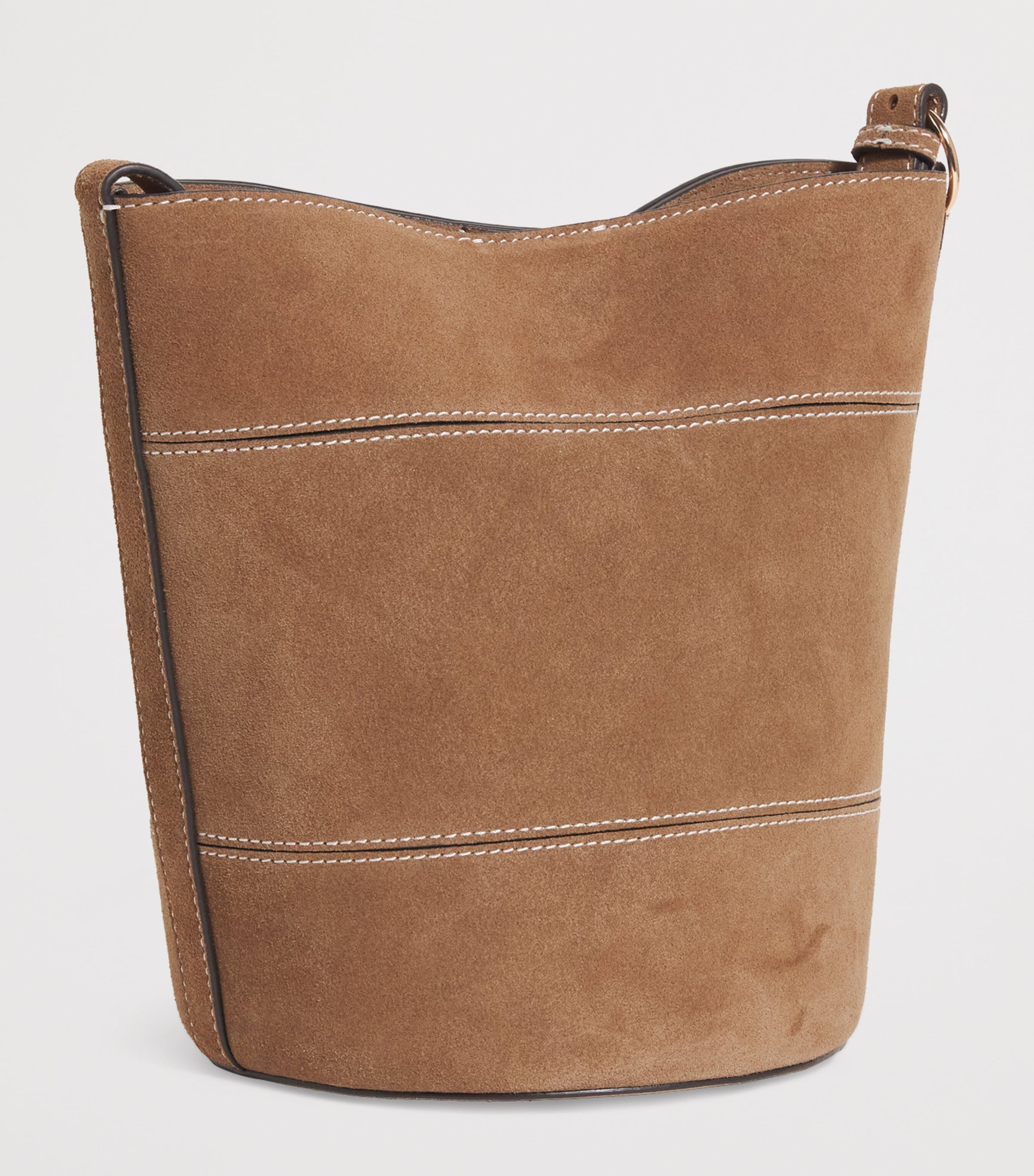 Suede Bucket Bag SAND Image 2
