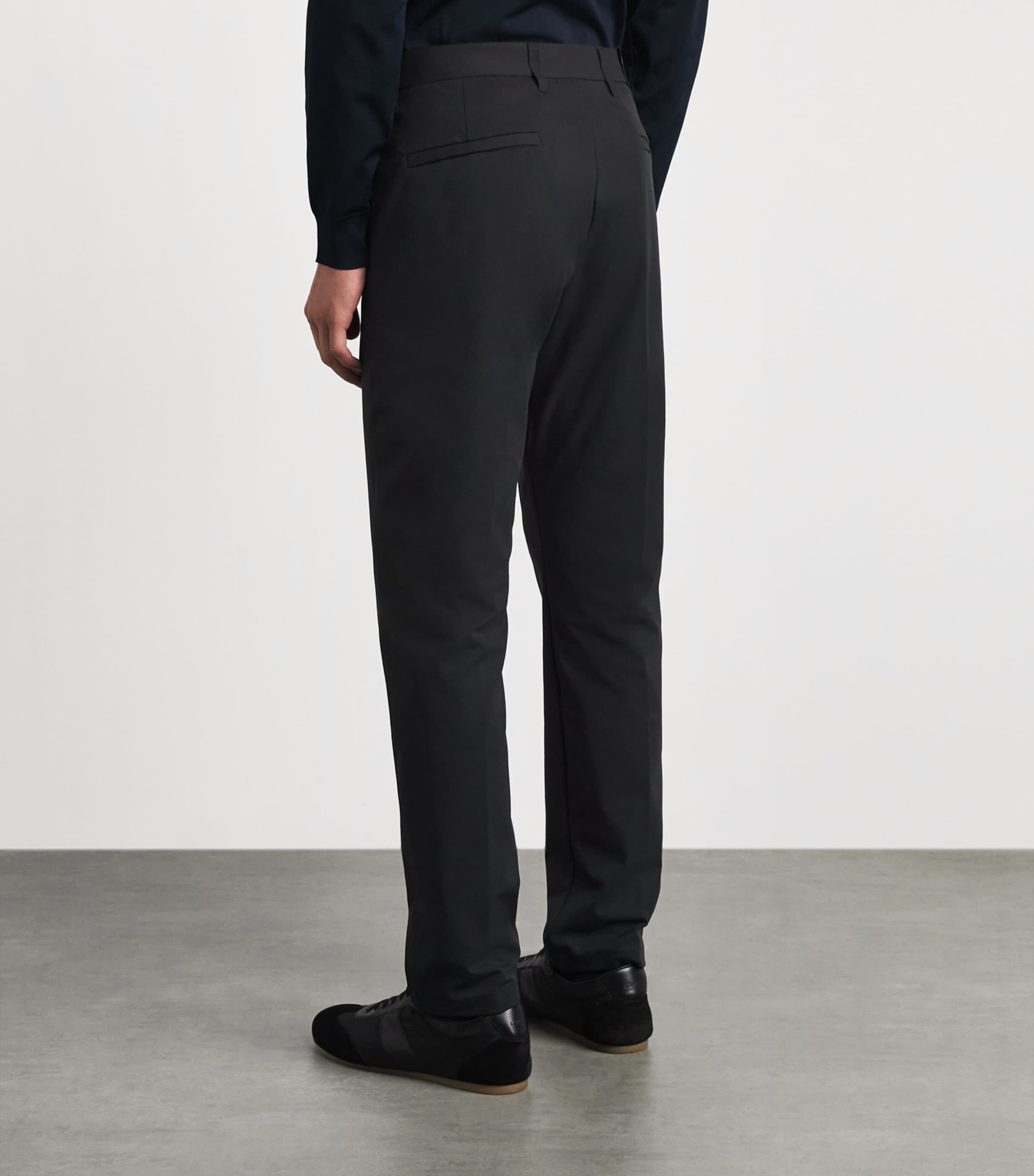 BOSS Mens Commuter Slim Chinos Black Image 5