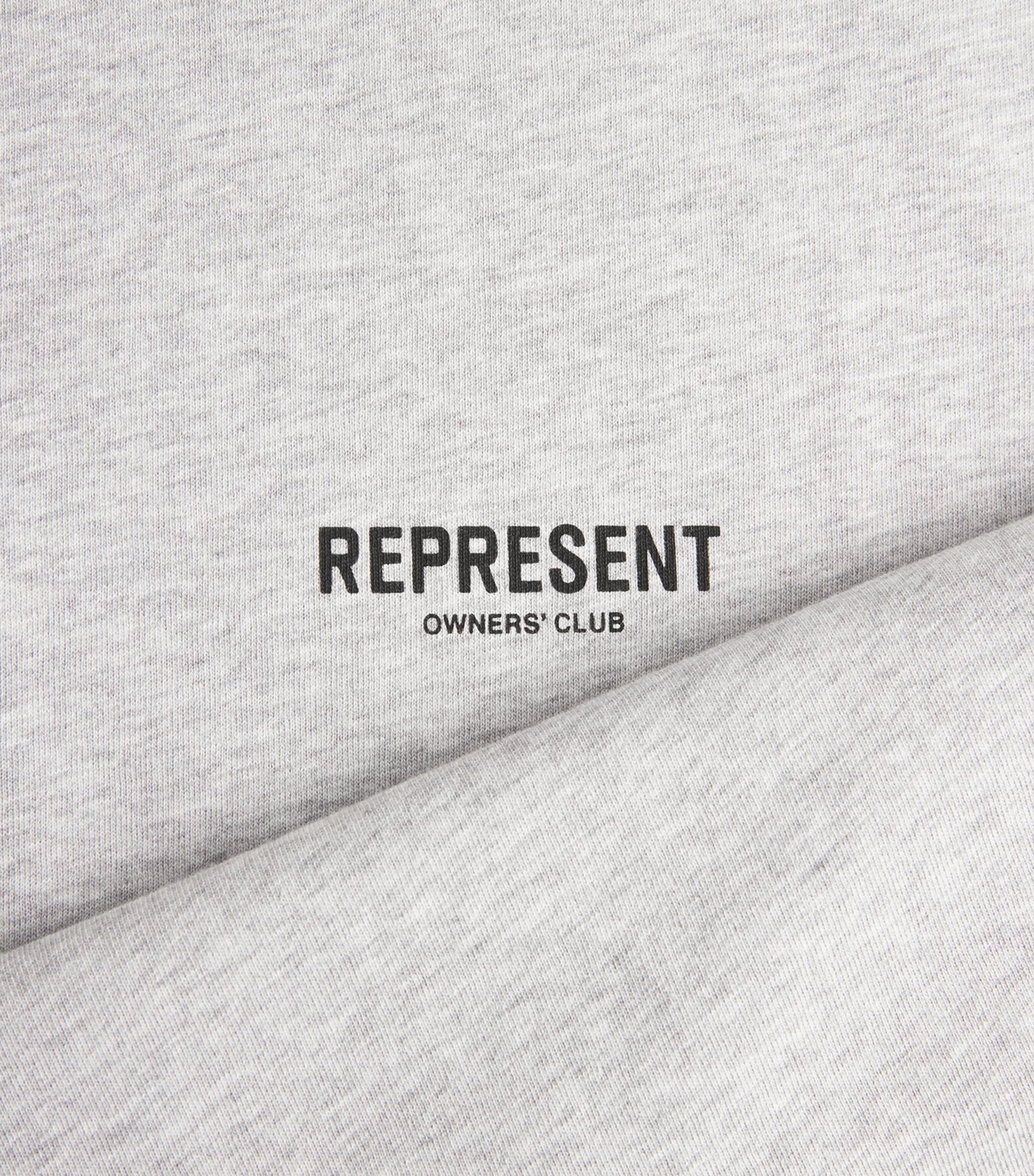 Represent Mens Owners Club T-Shirt Ash Grey/balck Image 7