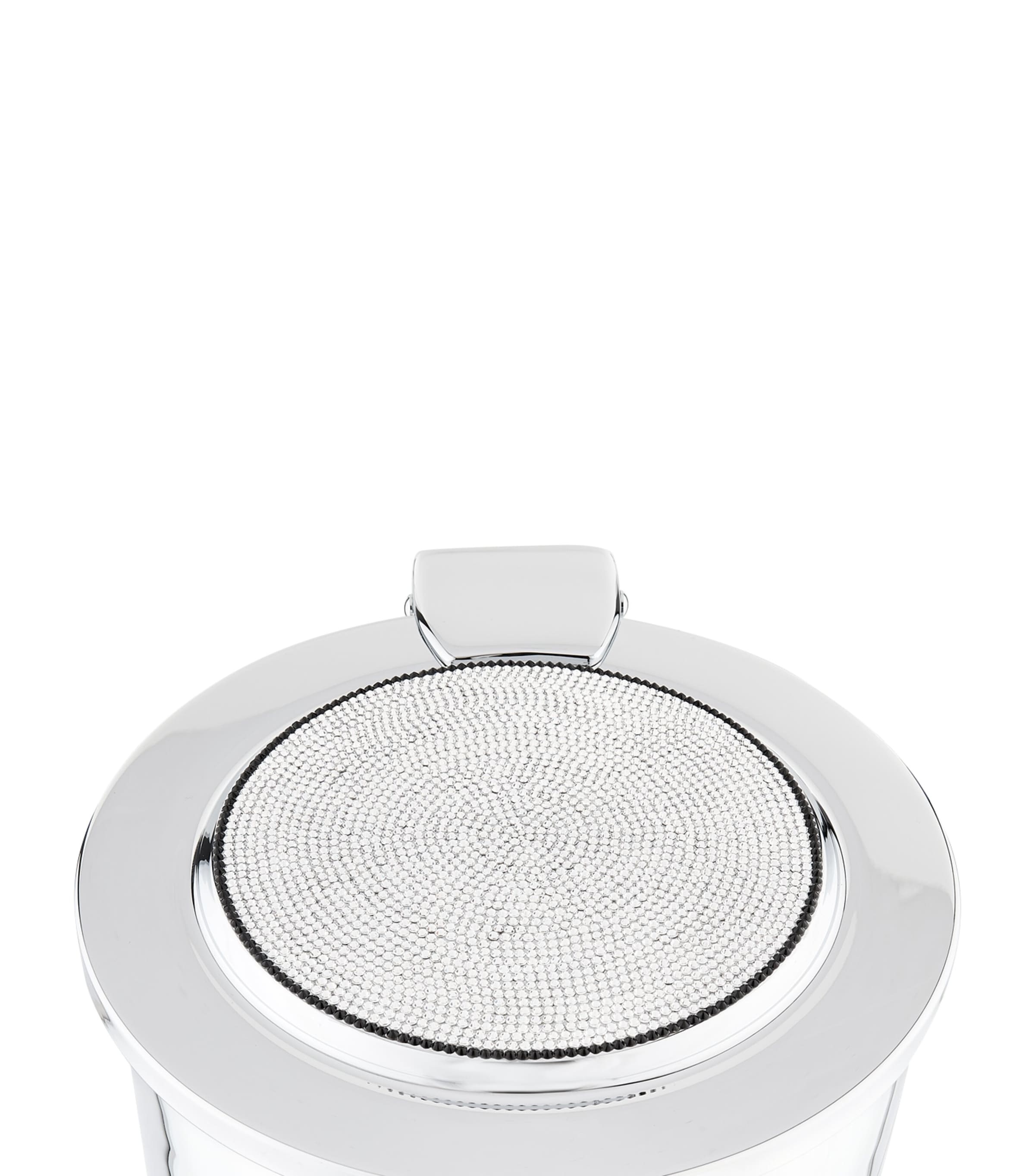 Sparkle Bathroom Bin SILVER Image 2