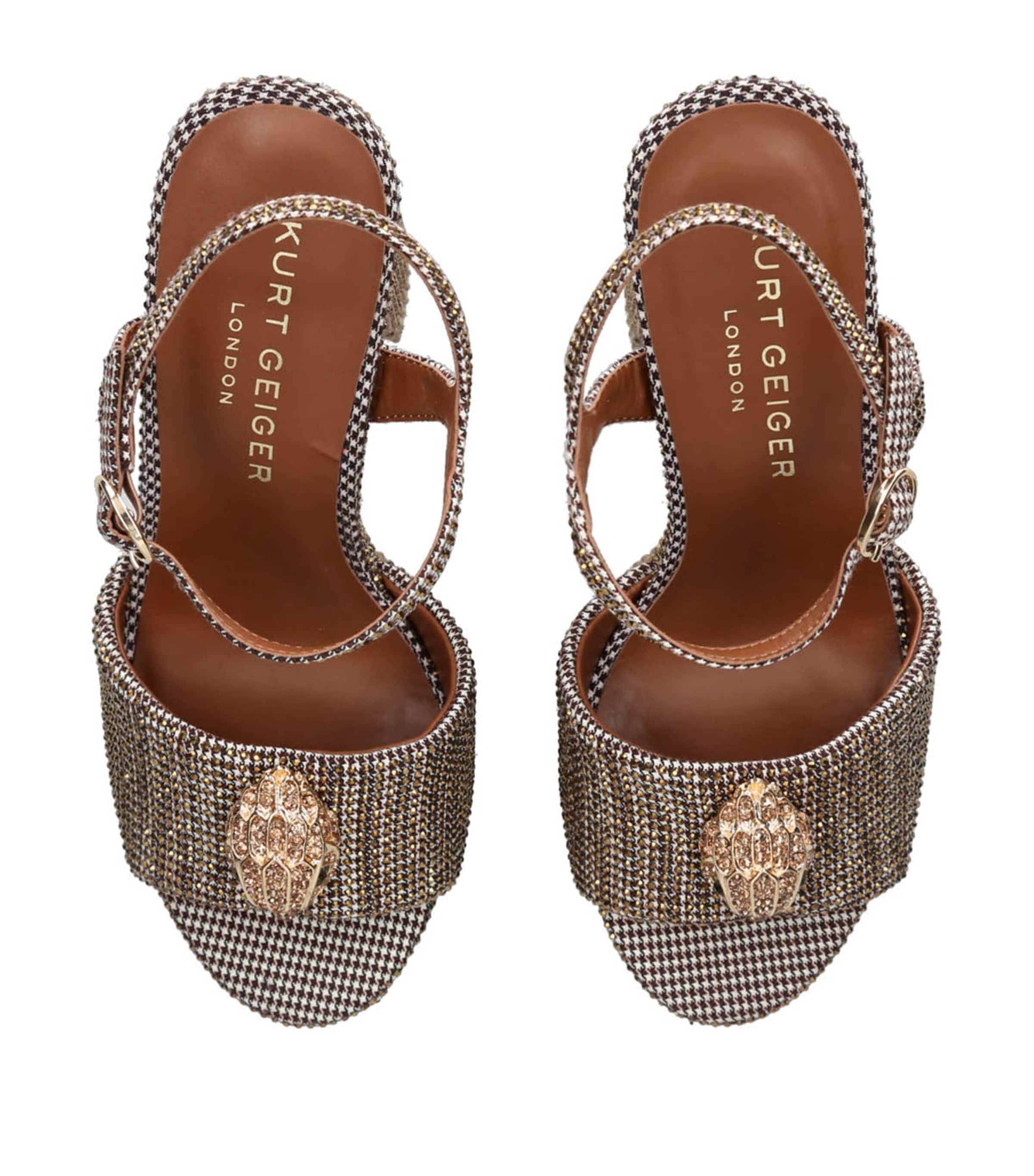 Kensington Platform Sandals 125 BEIGE Image 4