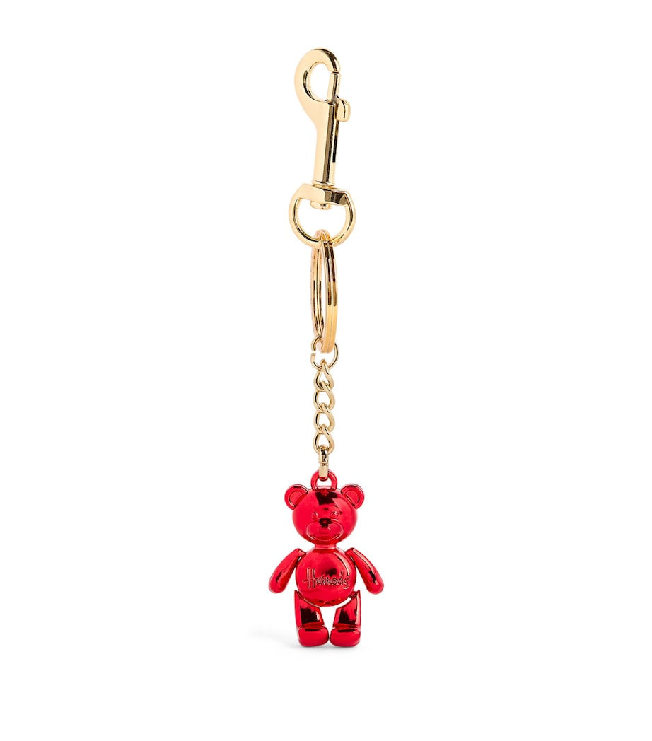 Jointed Bear Keyring RED Image 1