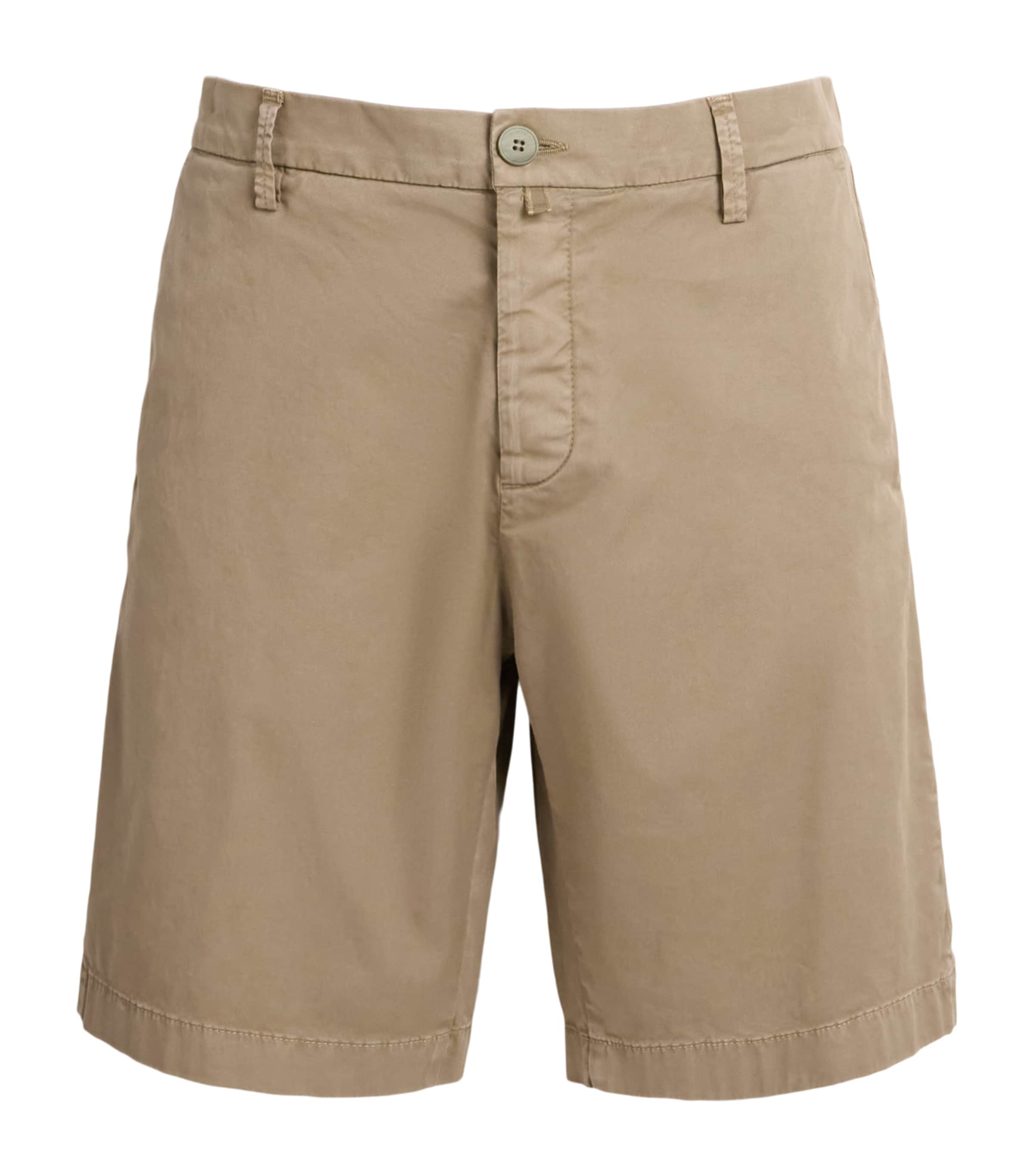 Jacob Cohën Mens Chino Shorts Brown Image 1