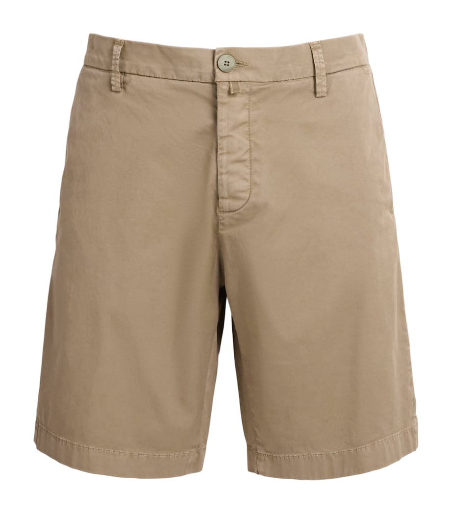 Jacob Cohën Mens Chino Shorts Brown Image 1