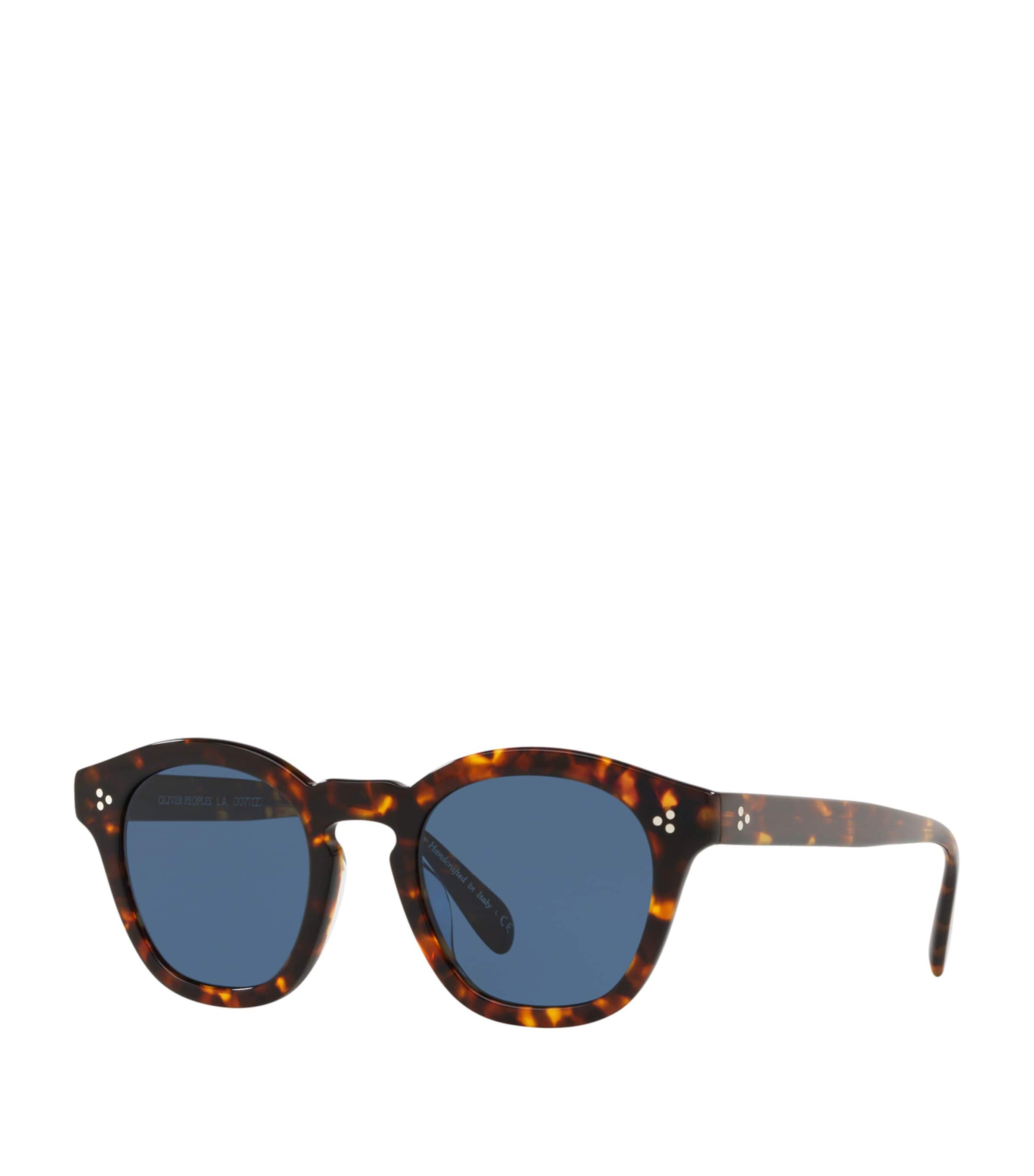 Oliver Peoples Boudreau Tortoiseshell Sunglasses Black Image 2