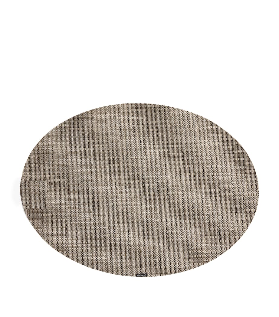 Thatch Oval Placemat (36cm x 50cm) UMBER Image 1