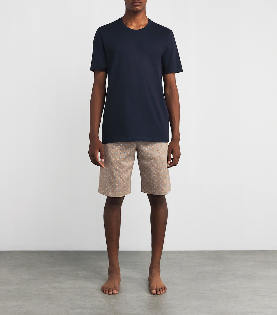 Cotton Night & Day Pyjama Set 3002 SUMMER TIE PRNT Image 2