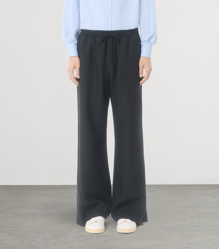 VLogo Wide-Leg Track Pants 0NO Image 2