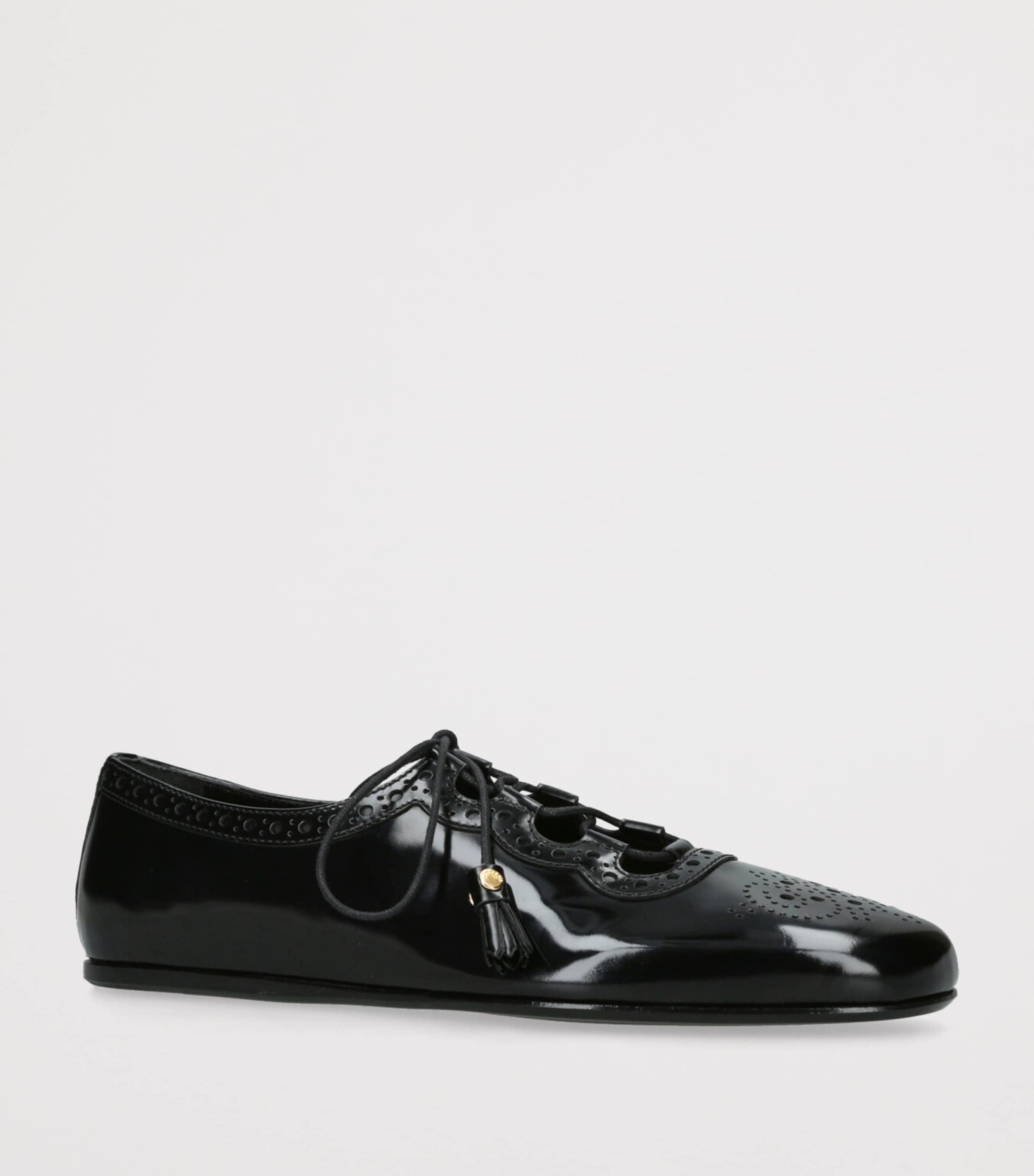 Church's Womens Leather Rhea Brogue Shoes Black Image 3